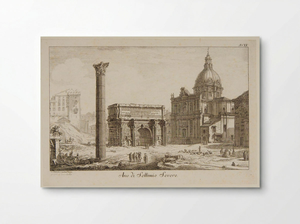 Arco di Settimio Severo - Johann Christian Jacob Friedrich - Poster