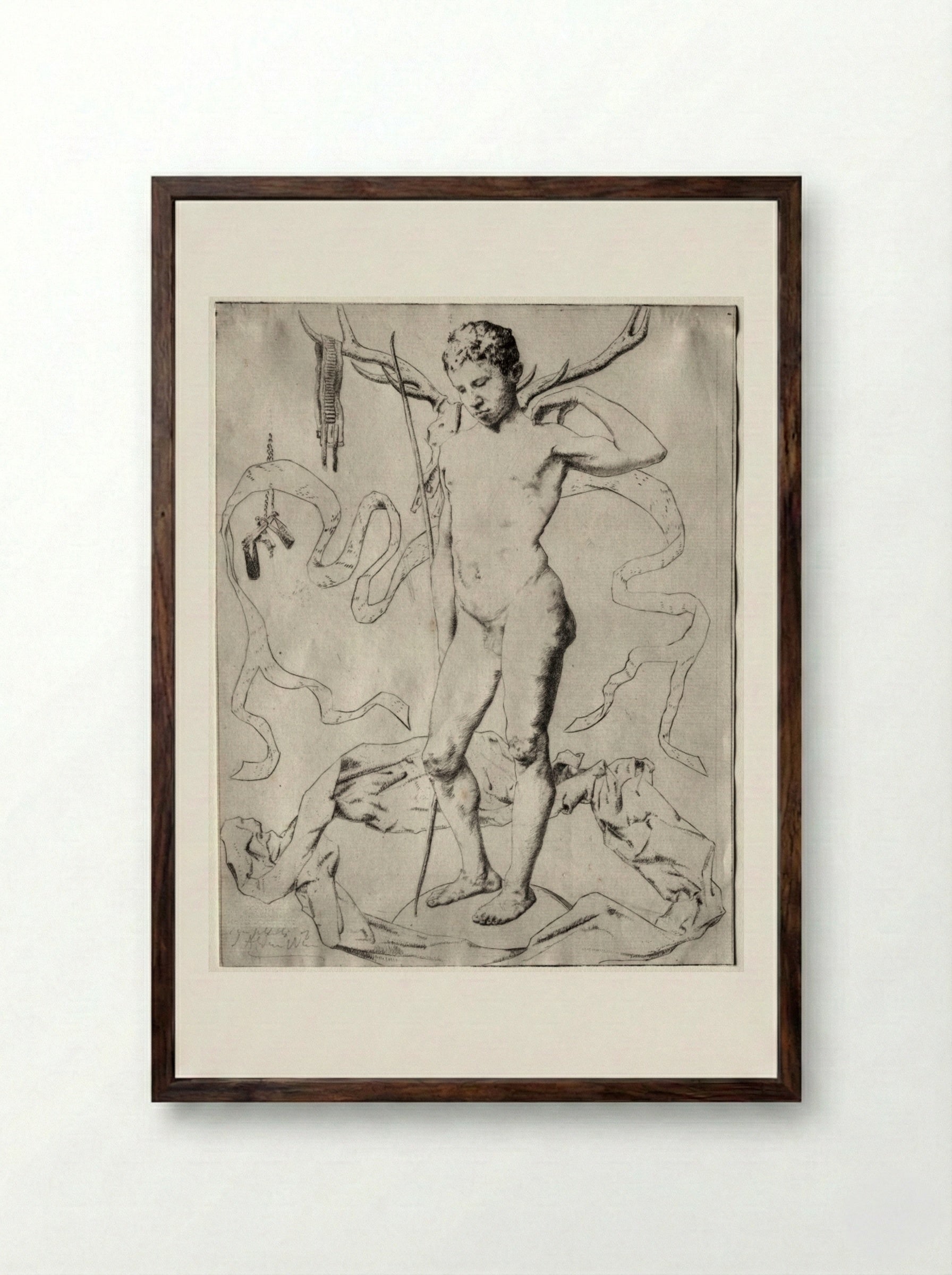 Arcturus - Julian Alden Weir - Framed Print Dark Wood
