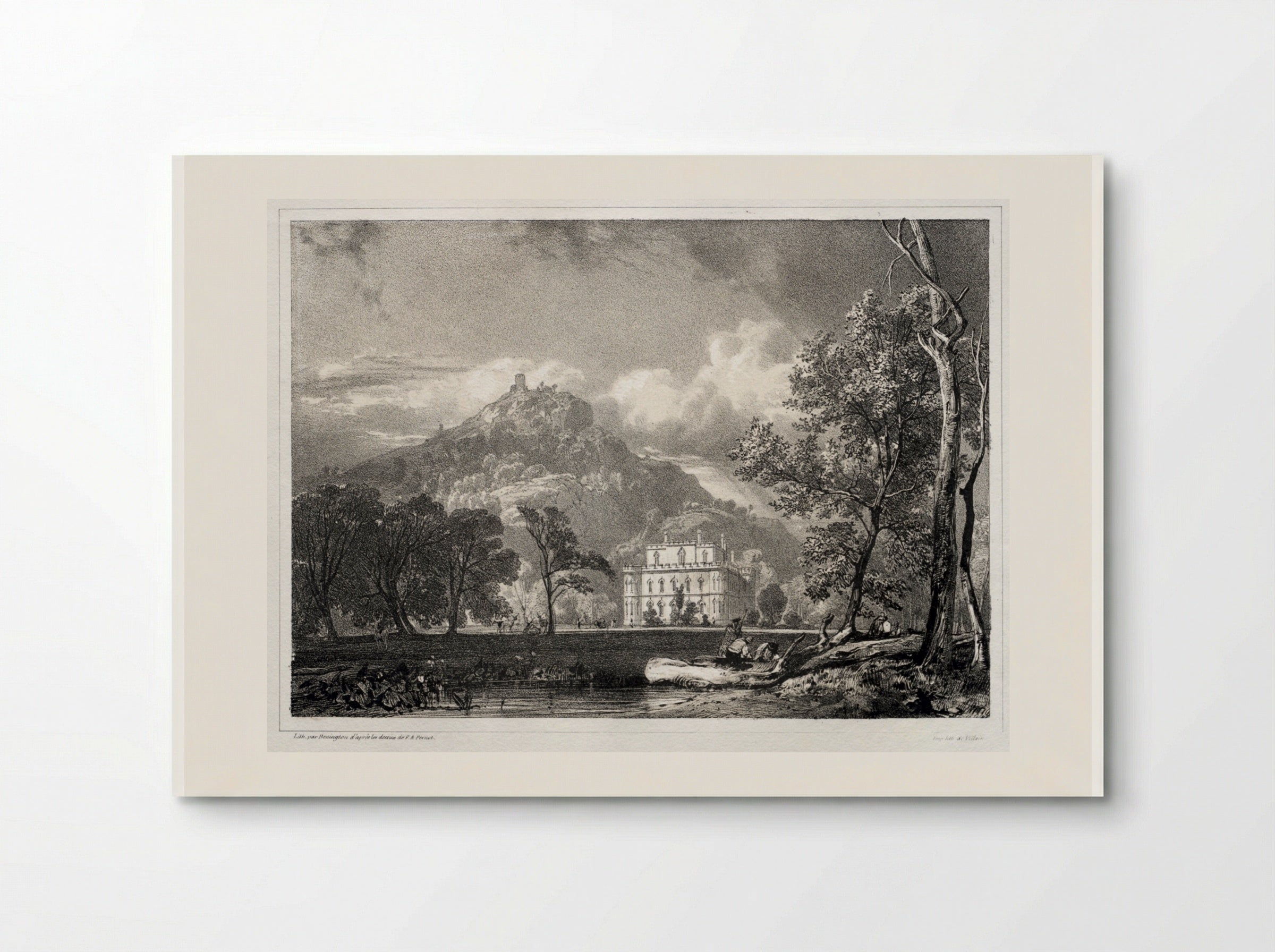 Argyle Castle - Richard Parkes Bonington - Poster