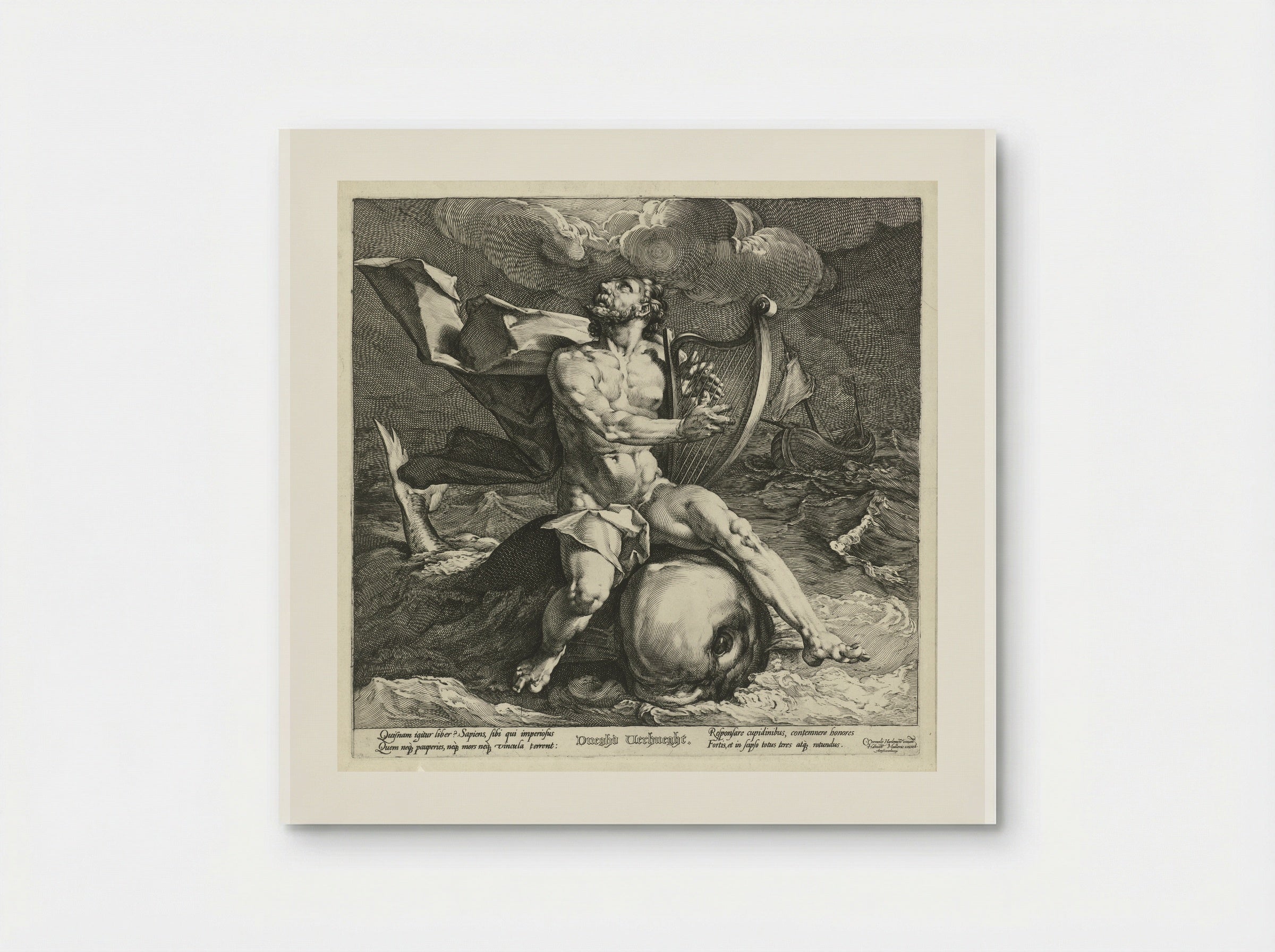 Arion on the Dolphin - Jan Harmensz. Muller - Poster