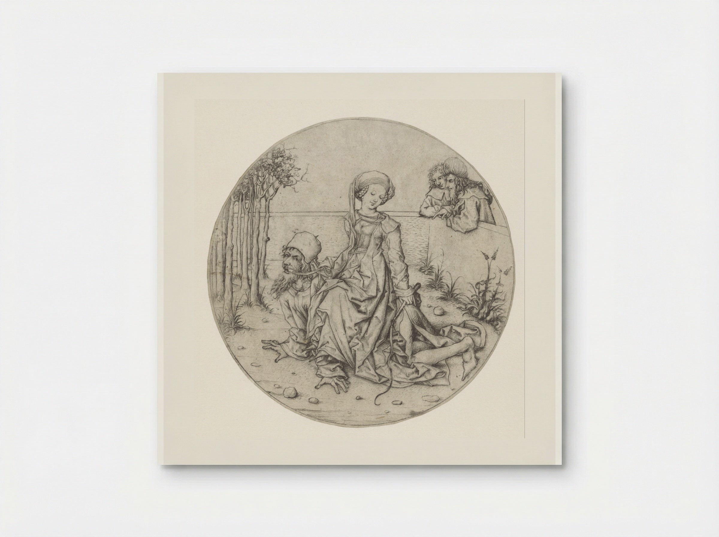 Aristoteles en Phyllis - Meester van het Amsterdamse Kabinet - Poster