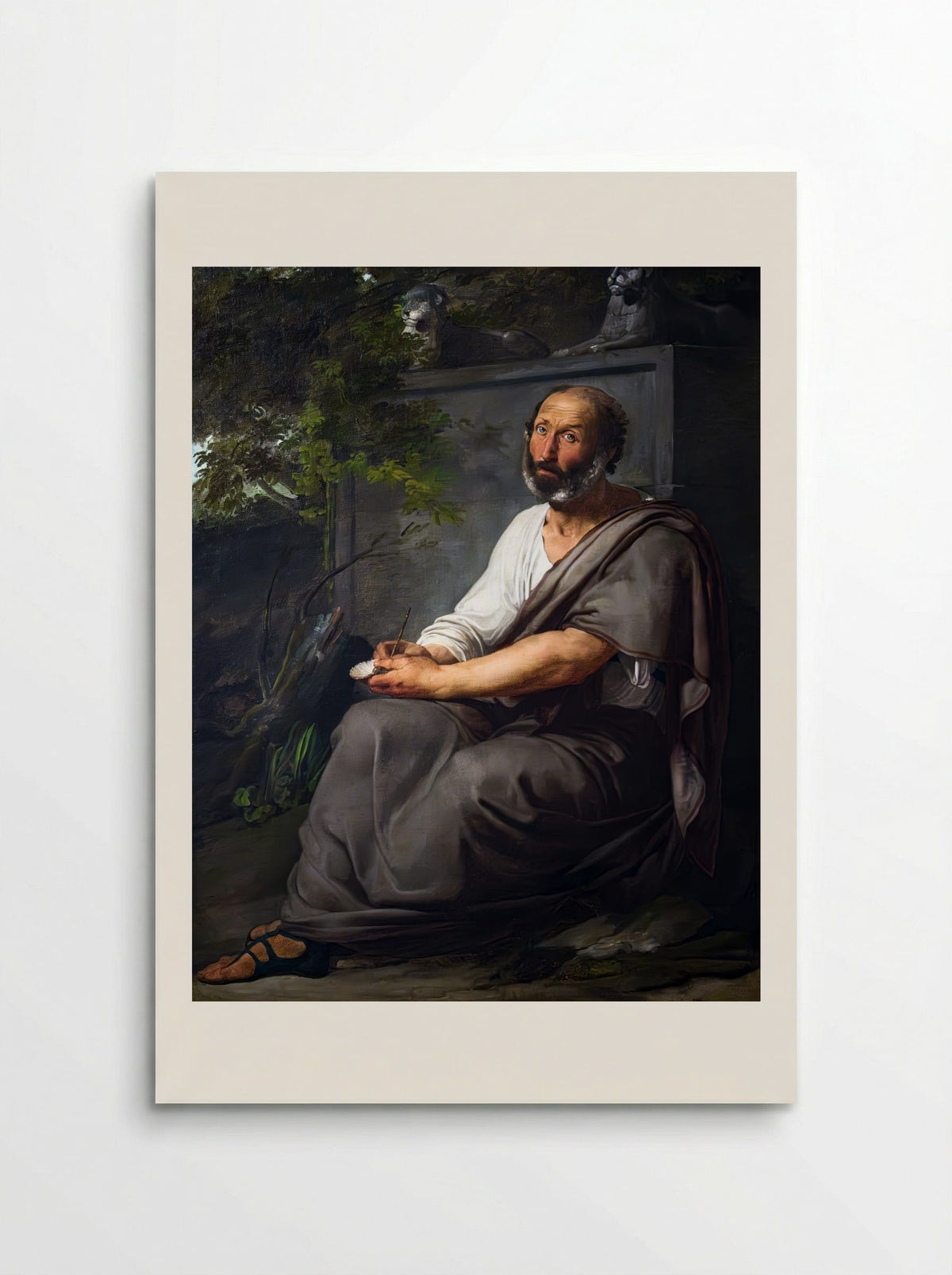 Aristotle - Francesco Hayez - Poster