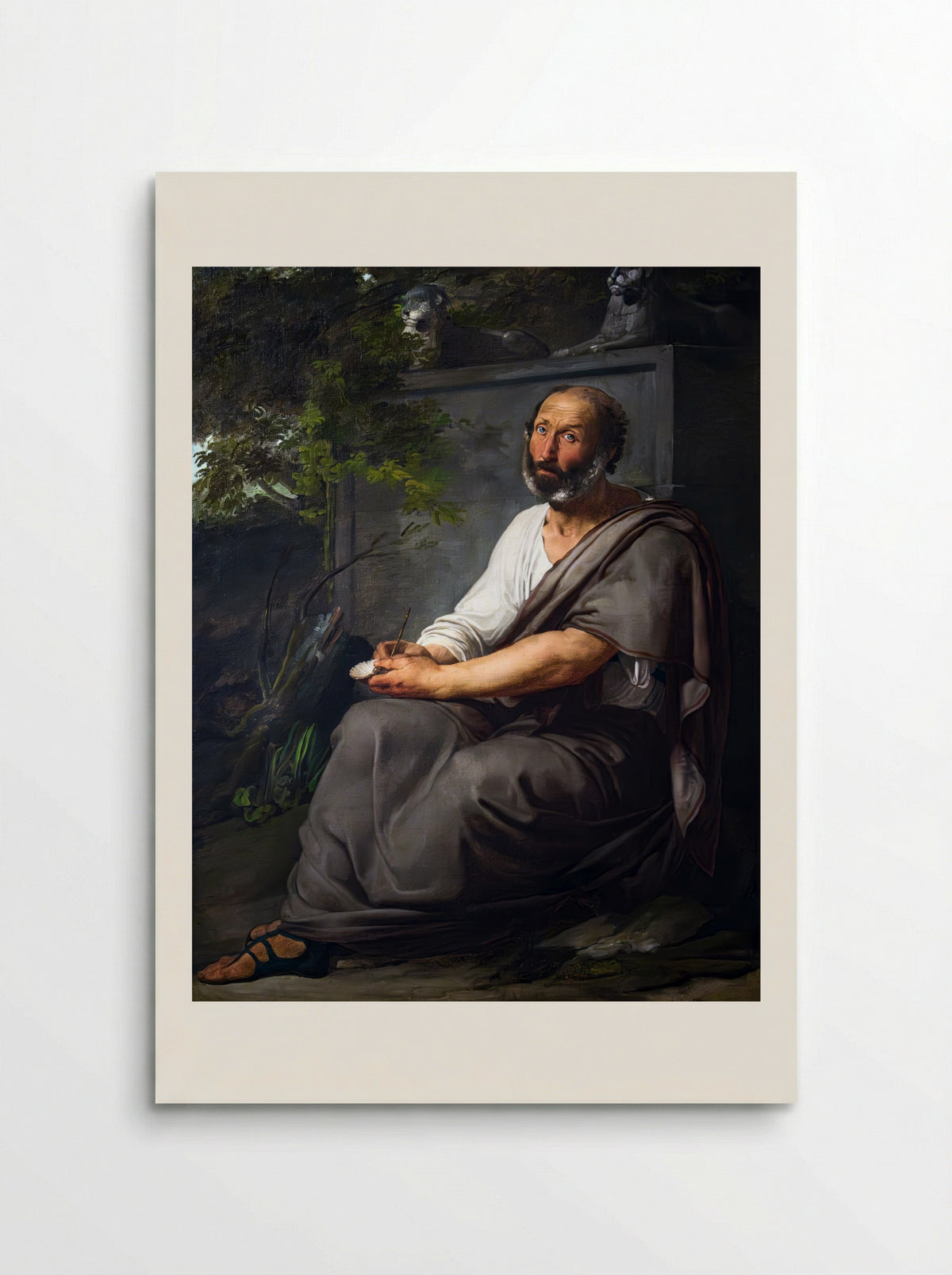 Aristotle - Francesco Hayez - Poster