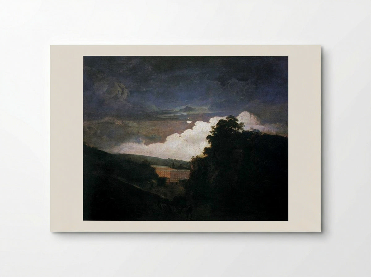 Arkwright's Cotton Mills by Night - Joseph Wright of Derby - Poster