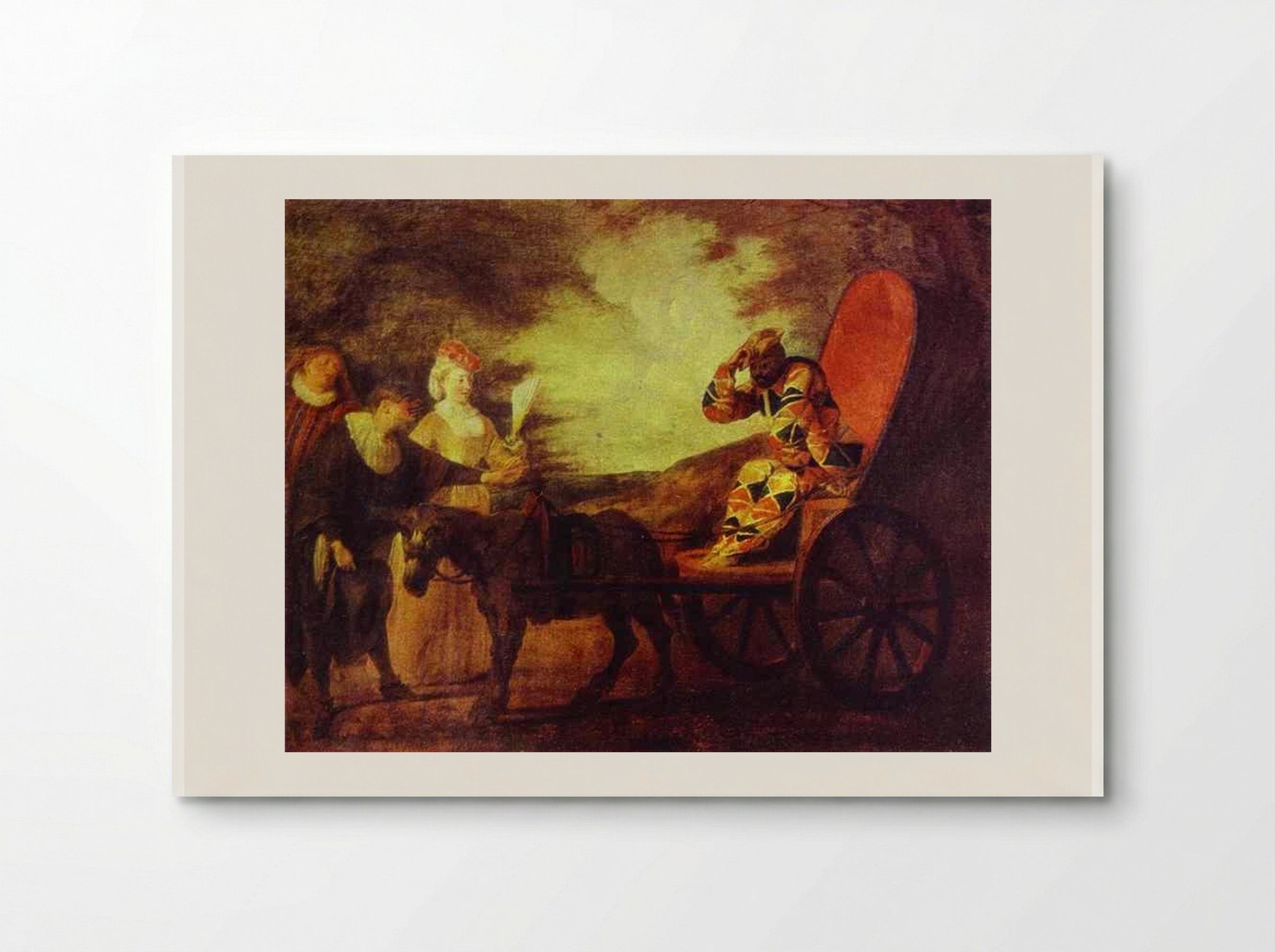 Arlecchino Emperor in the Moon - Antoine Watteau - Poster