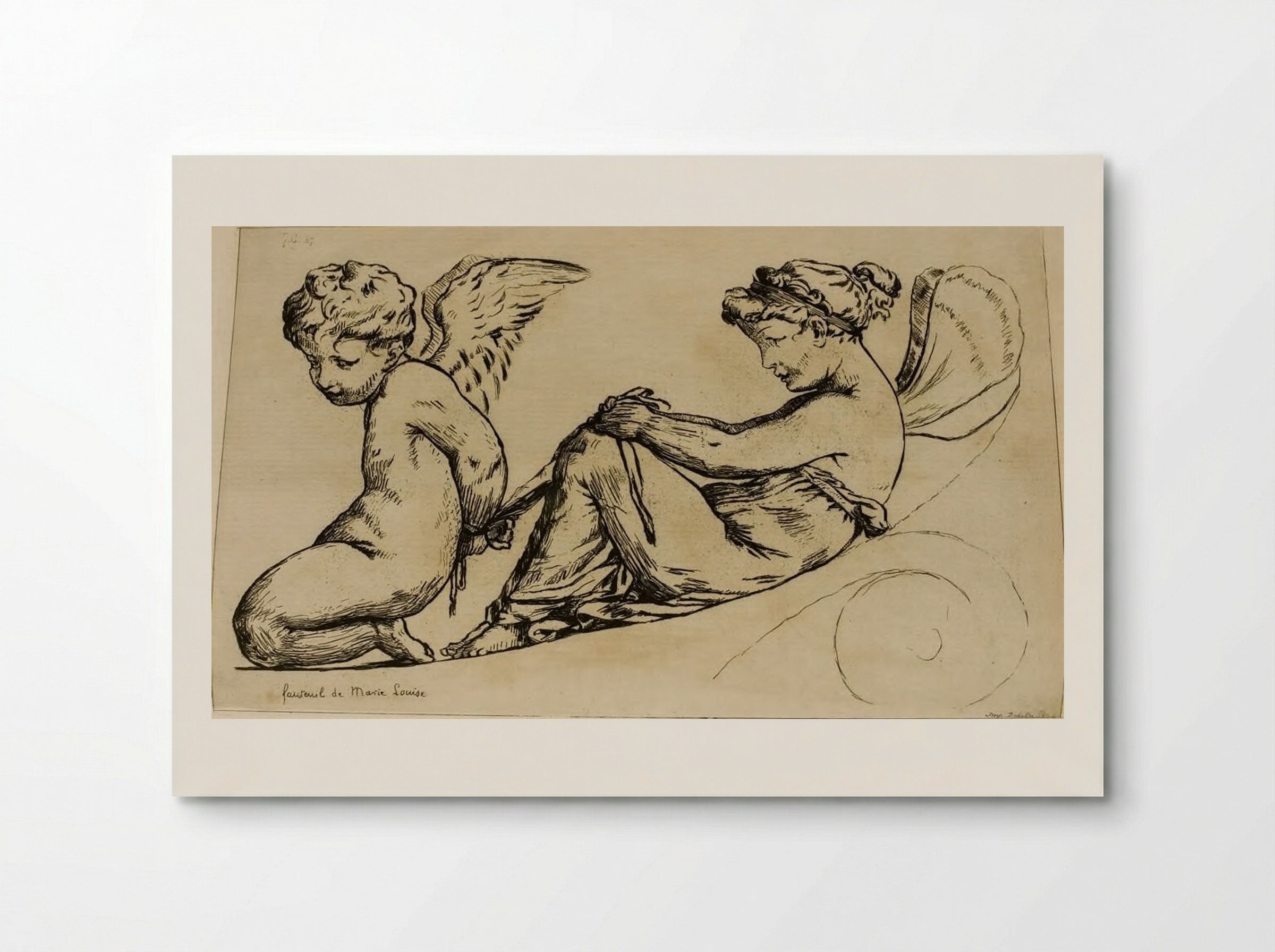 Arm of the Chair of Empress Marie-Louise - Jules de Goncourt - Poster