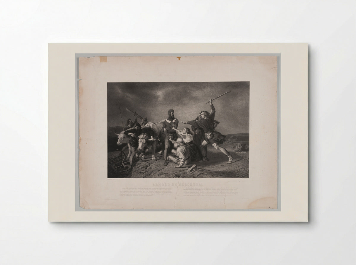 Arnold de Melchtal - Achille Isidore Gilbert - Poster
