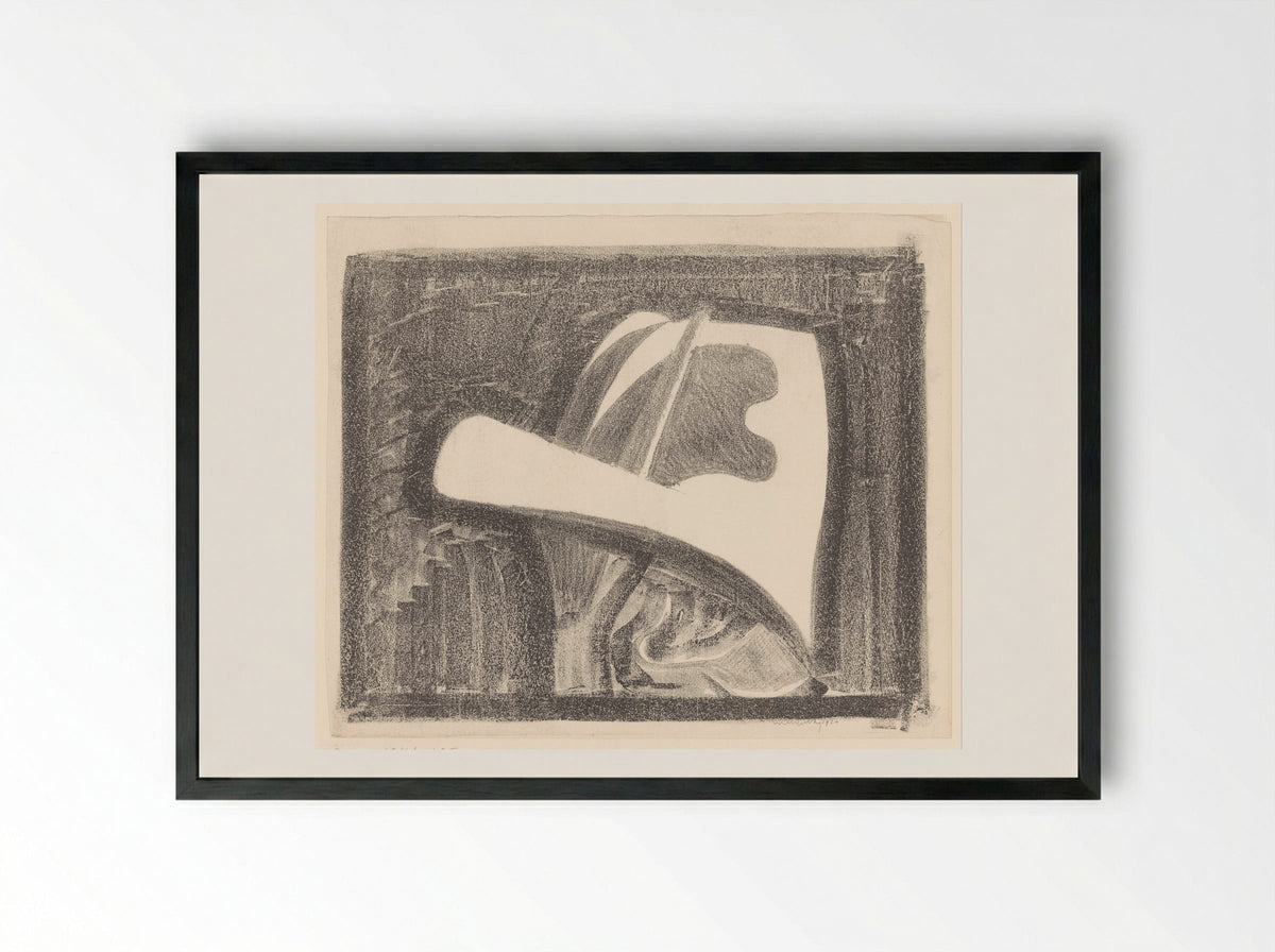 Aronskelk (Calla Lily) - Samuel Jessurun de Mesquita - Framed Print Black