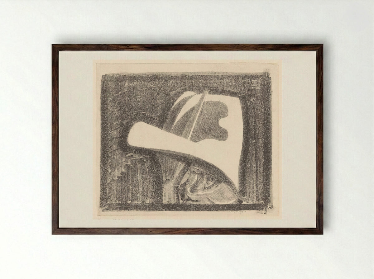 Aronskelk (Calla Lily) - Samuel Jessurun de Mesquita - Framed Print Dark Wood