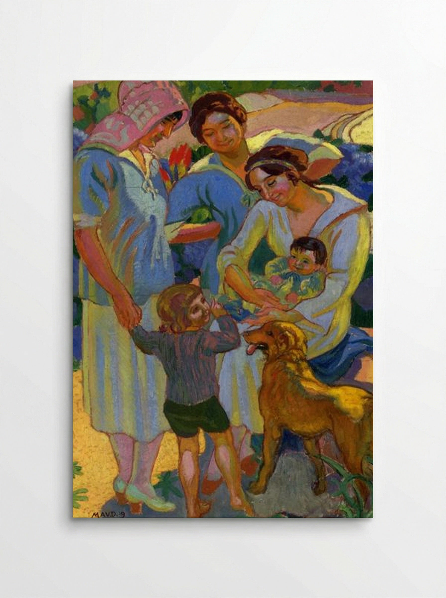 Around a Child with Dog - Maurice Denis - Poster