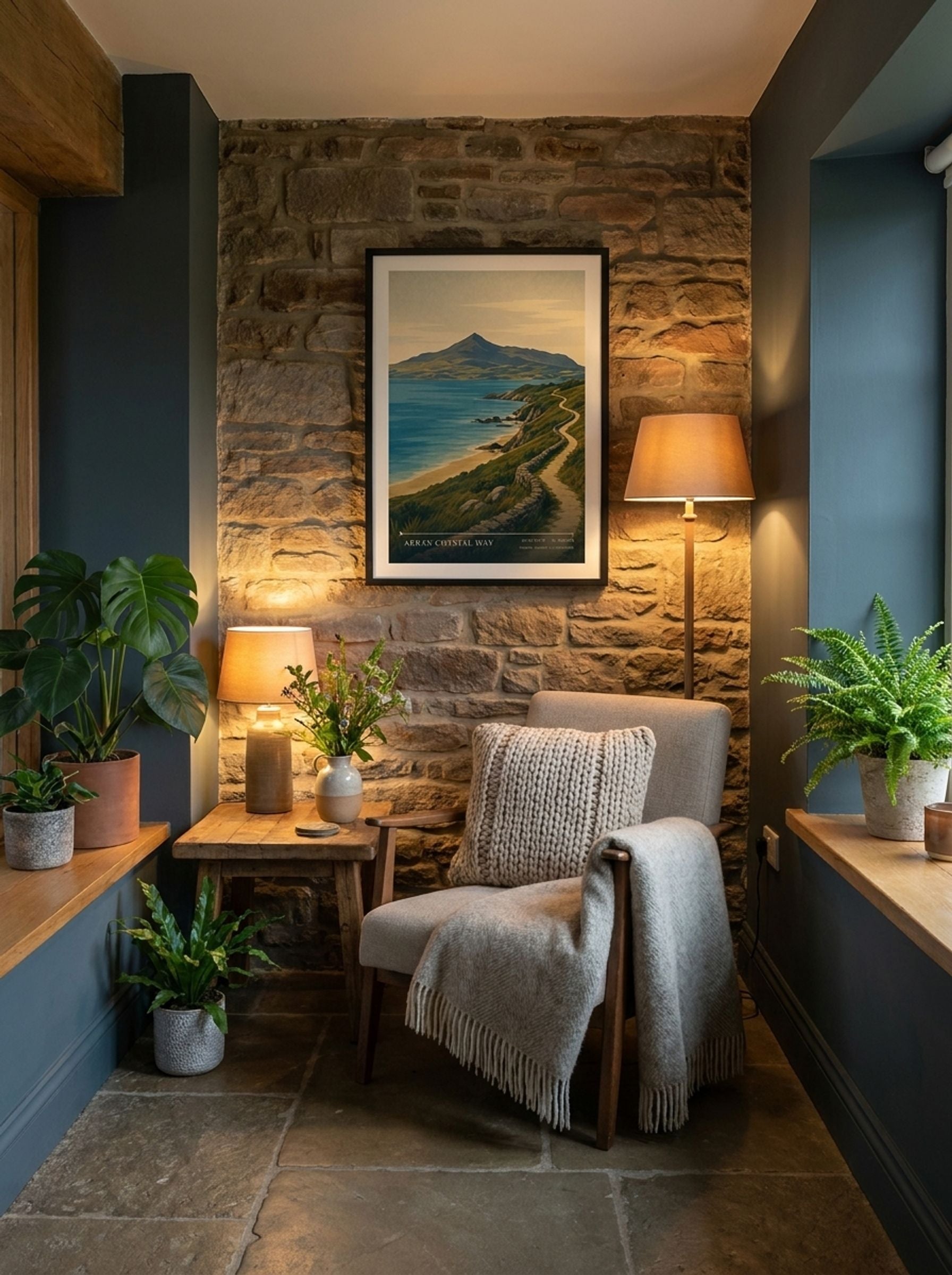 Arran Coastal Way Travel Poster Artwork - Lifestyle