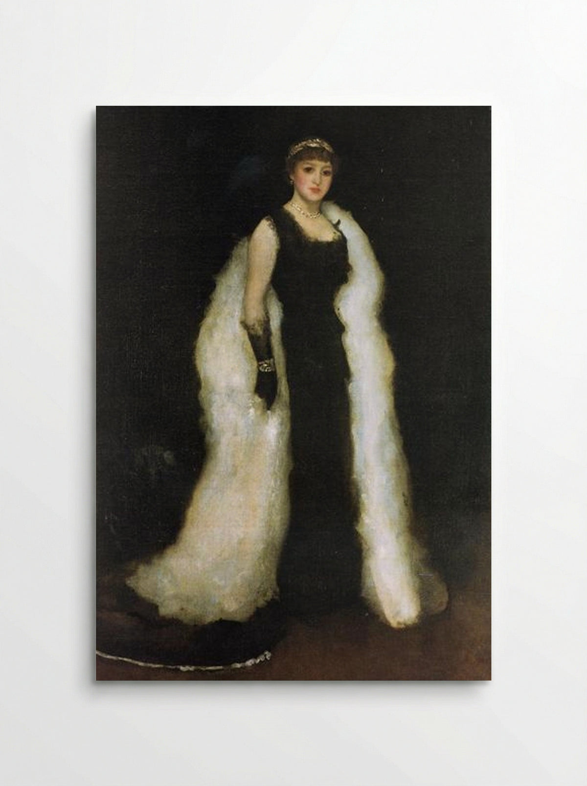 Arrangement in Black: Lady Meux - James McNeill Whistler - Poster