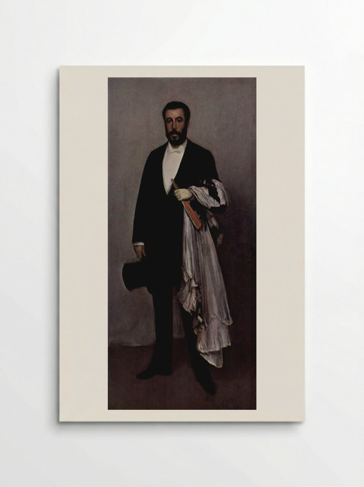 Arrangement in Light Pink and Black: Portrait of Théodore Duret - James McNeill Whistler - Poster