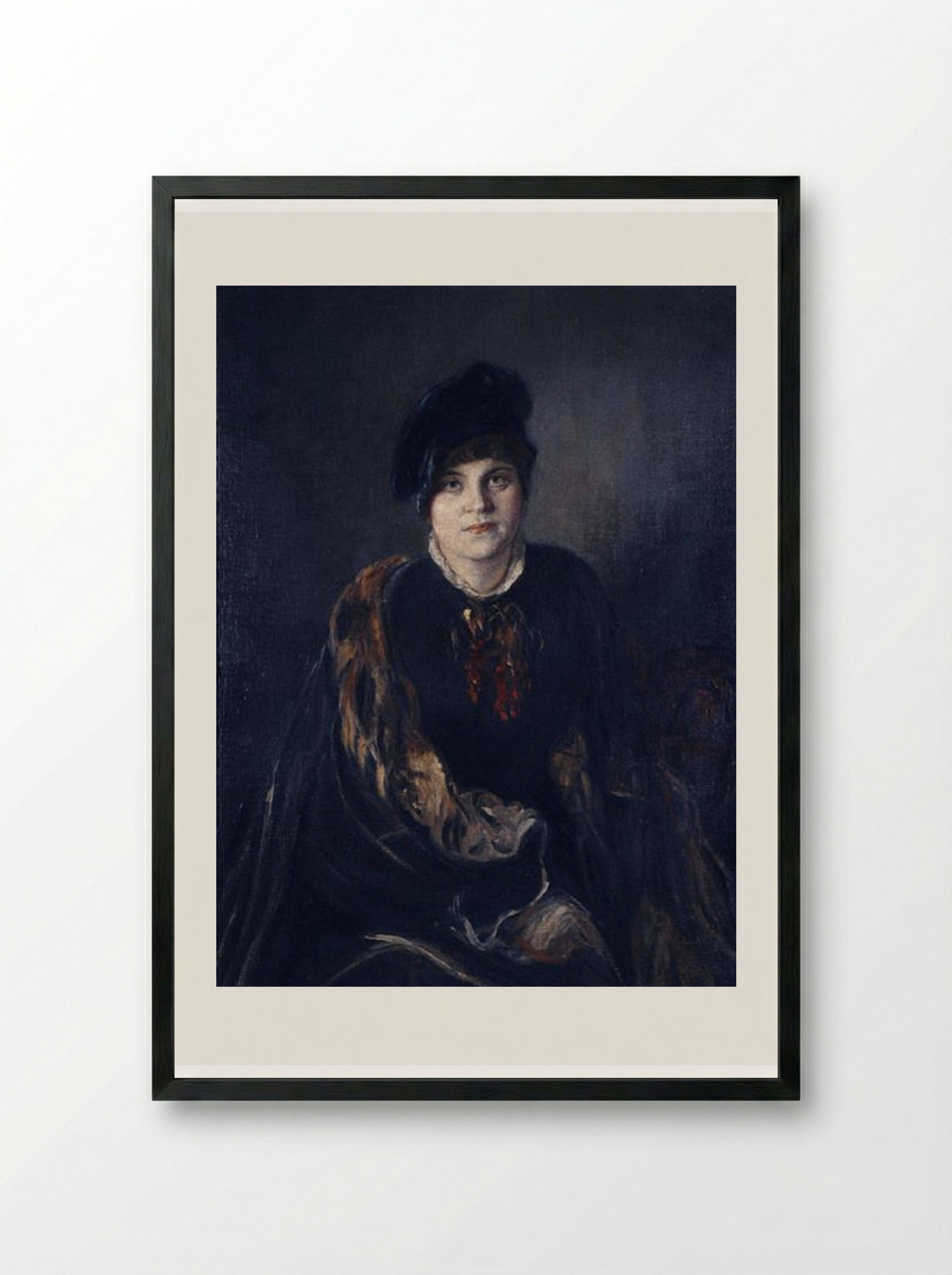 Artemis Gyzi - Nikolaos Gyzis - Framed Print Black