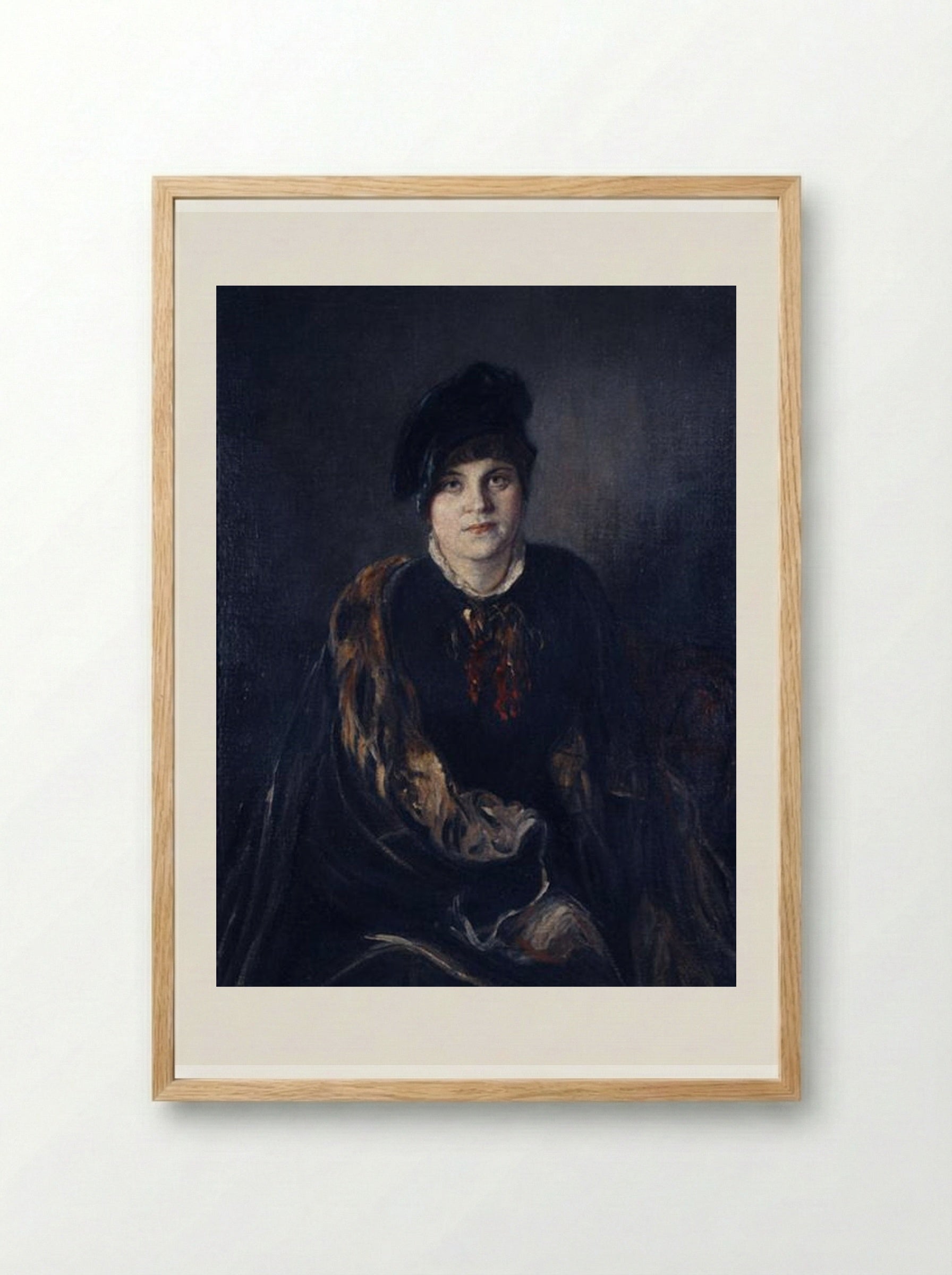 Artemis Gyzi - Nikolaos Gyzis - Framed Print Wood