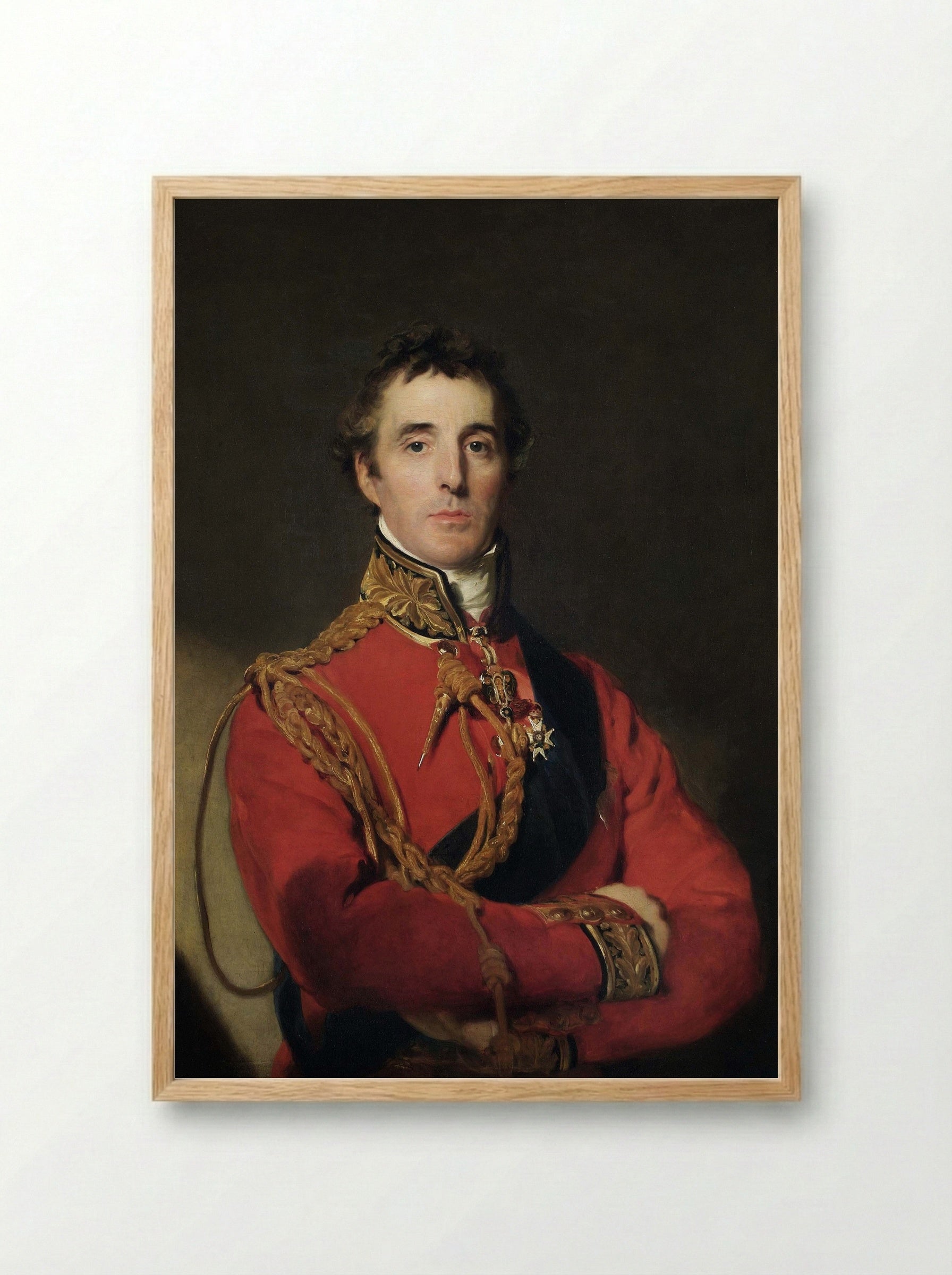 Arthur Wellesley, 1st Duke of Wellington - Sir Thomas Lawrence - Framed Print Wood