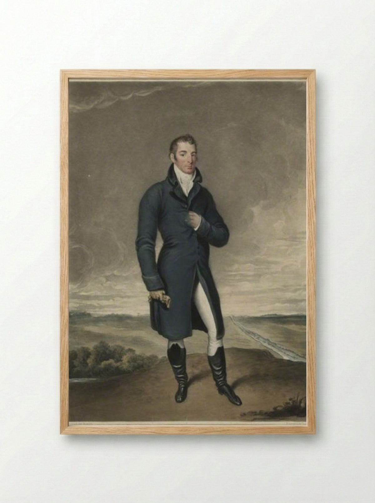 Arthur Wellesley, 1st Duke of Wellington - Charles Turner - Framed Print Wood