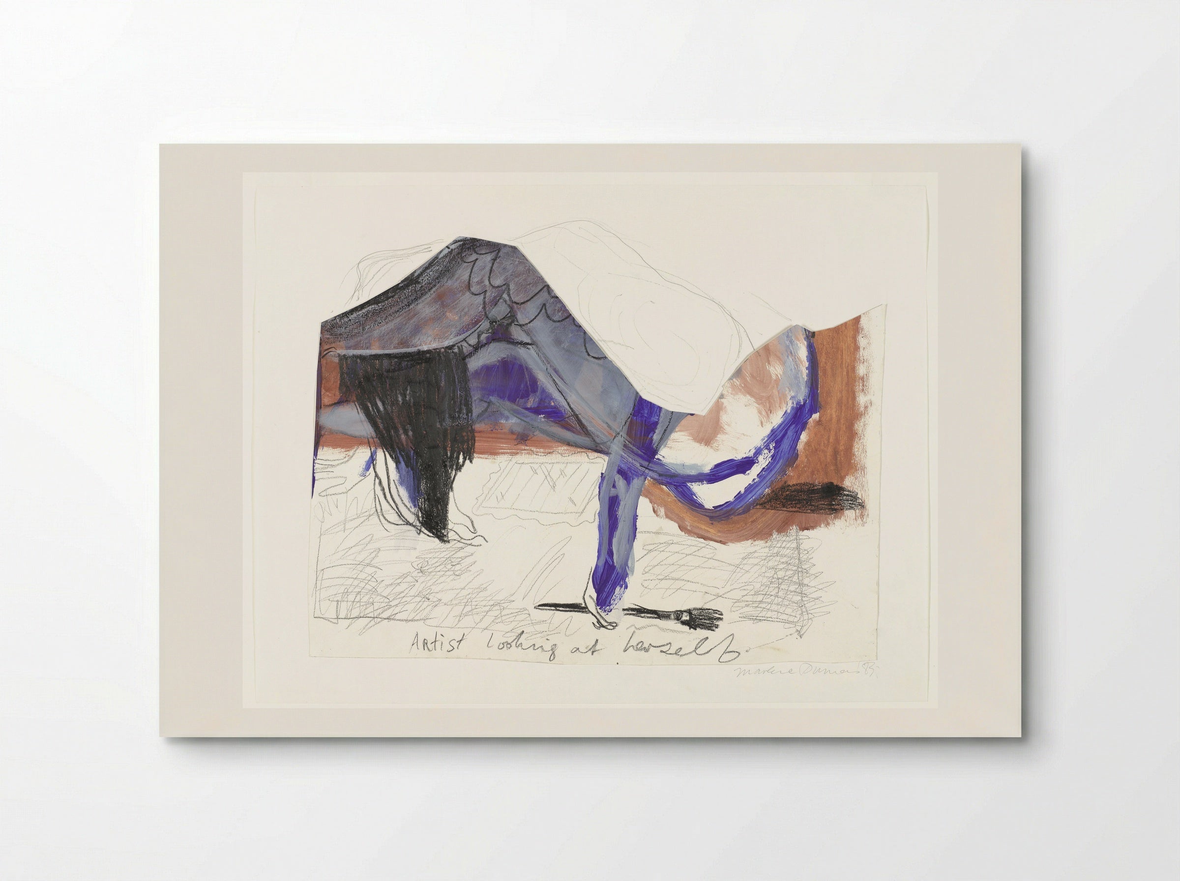 Artist Looking at Herself - Marlene Dumas - Poster
