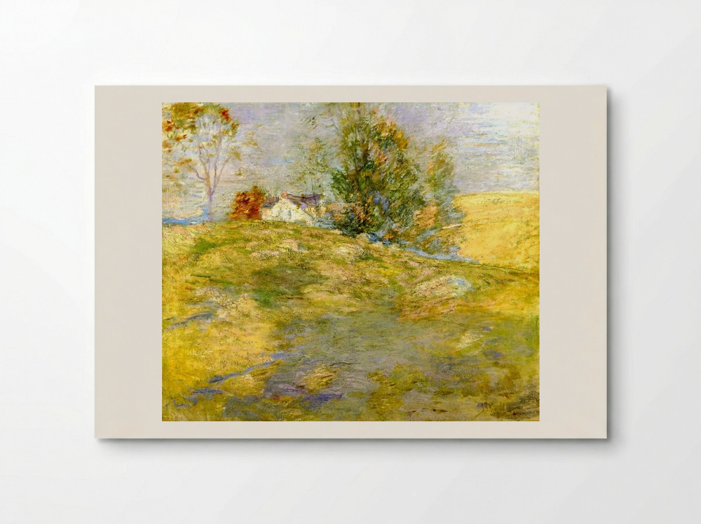 Artist's Home in Autumn, Greenwich, Connecticut - John Henry Twachtman - Poster