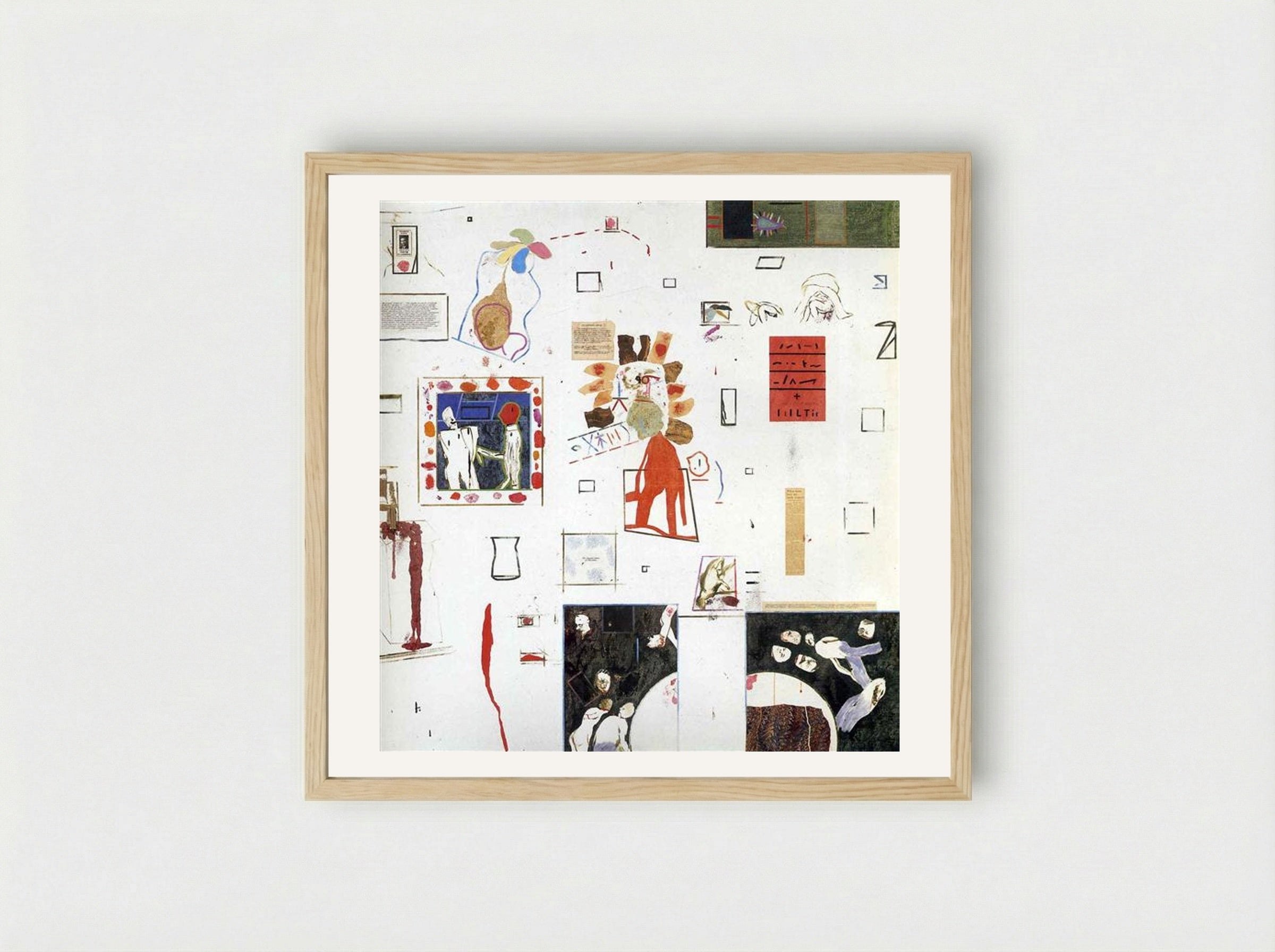 Artists for Peace - R. B. Kitaj - Framed Print Wood