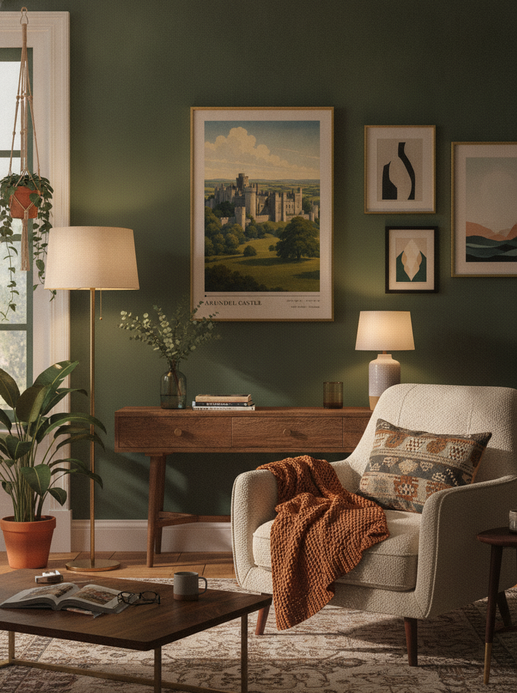 Arundel Castle West Sussex England Travel Poster - Lifestyle