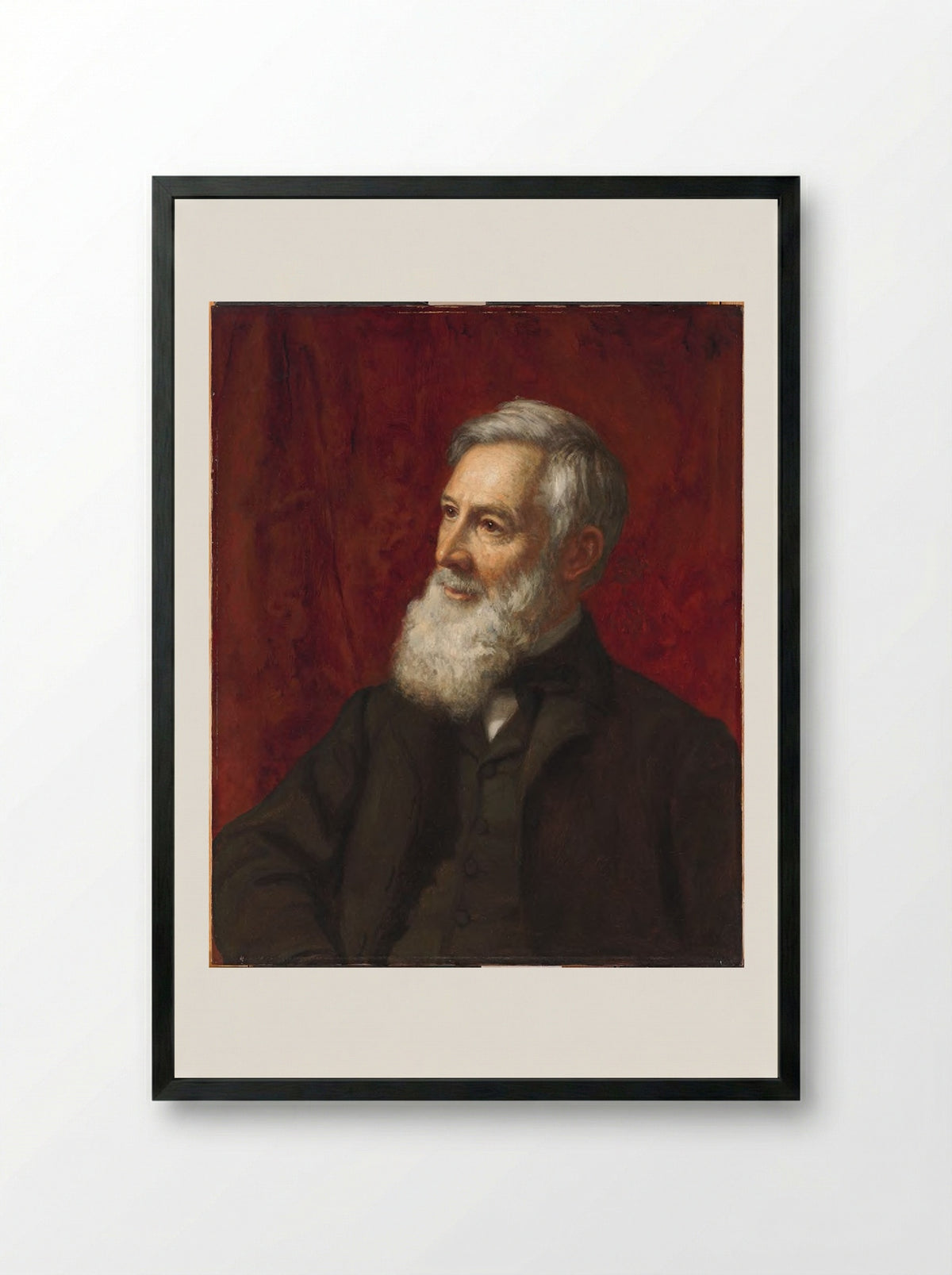 Asa Gray - George Peter Alexander Healy - Framed Print Black