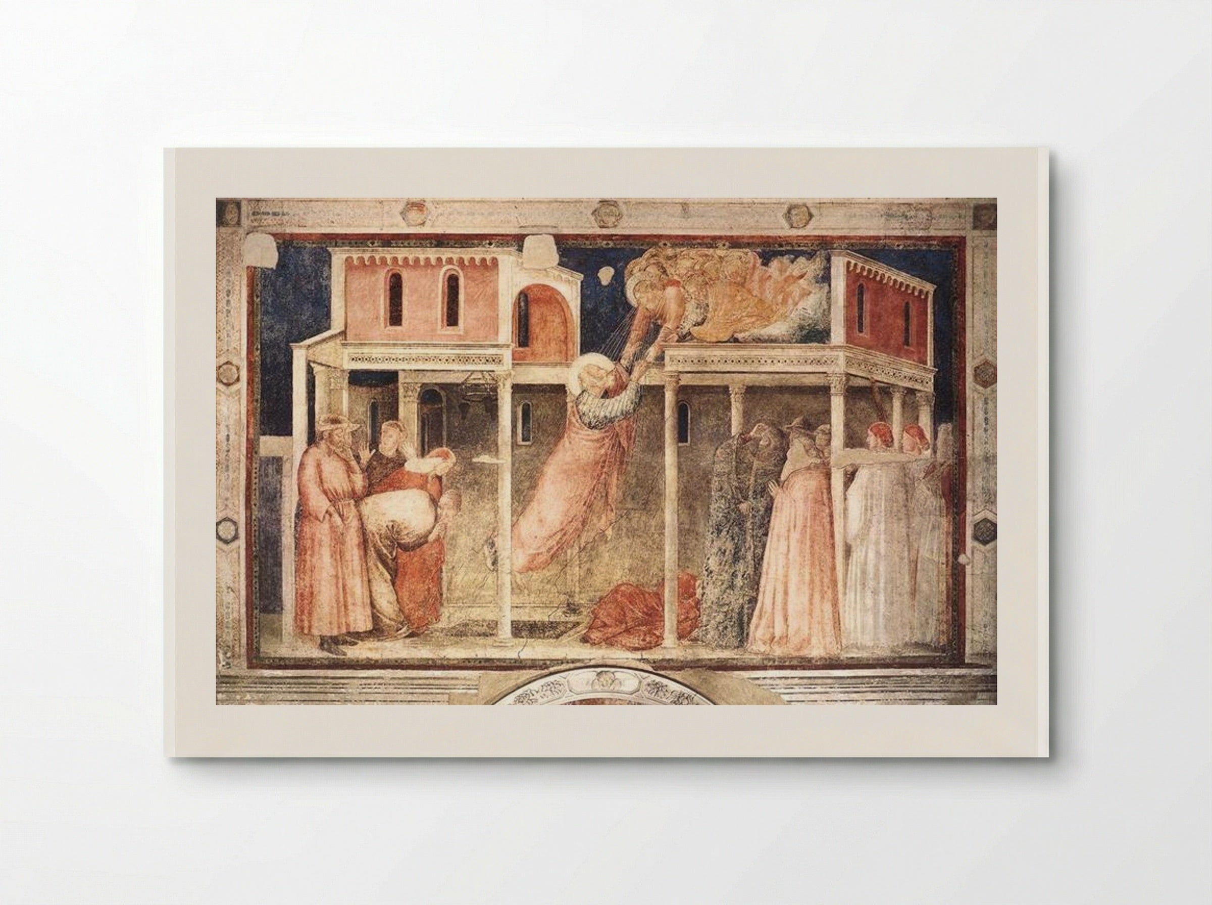 Ascension of Saint John the Evangelist - Giotto di Bondone - Poster