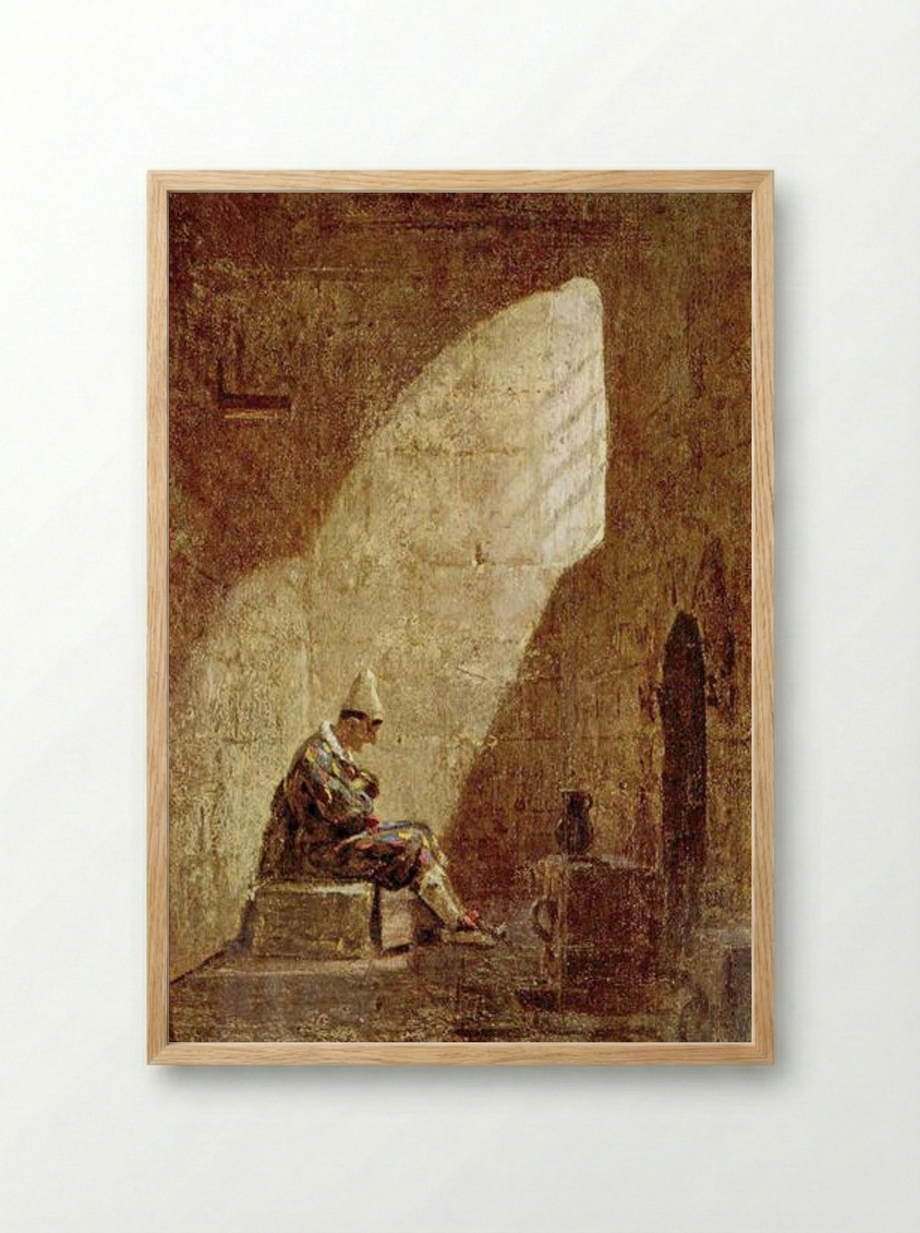 Ash Wednesday - Carl Spitzweg - Framed Print Wood