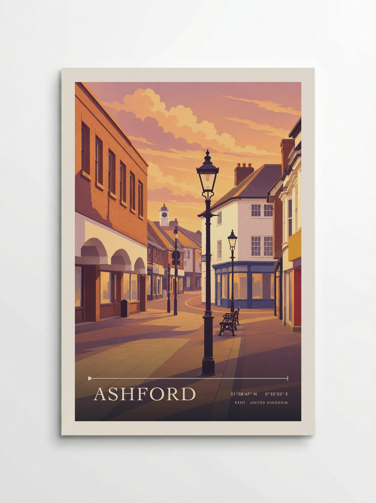 Ashford, Kent | Travel Poster - Poster