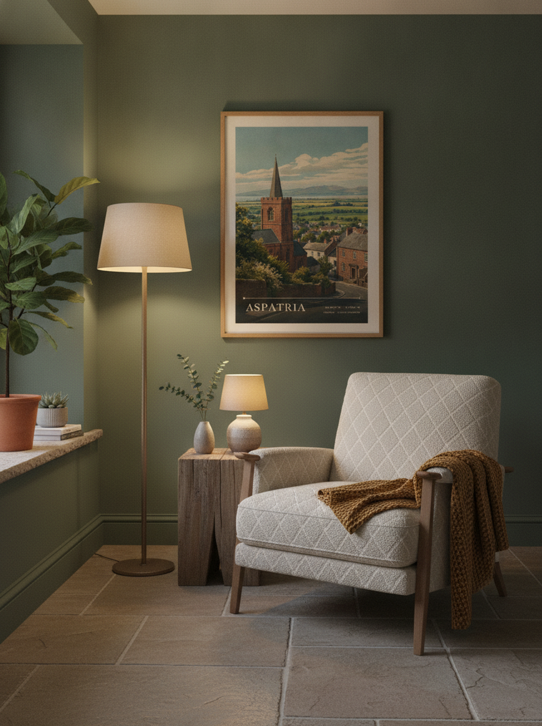 Aspatria Cumbria United Kingdom Travel Poster - Lifestyle