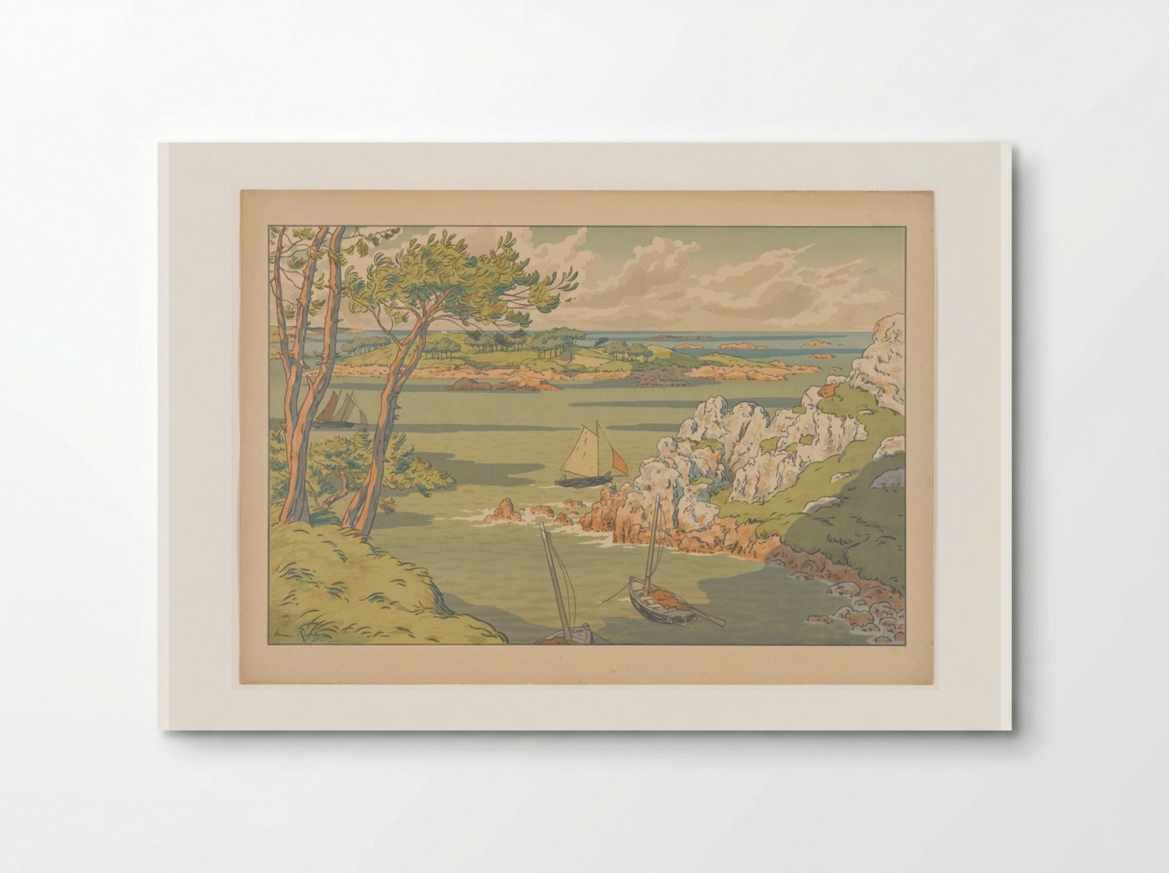 Aspects of Nature: The Island - Henri Rivière - Poster