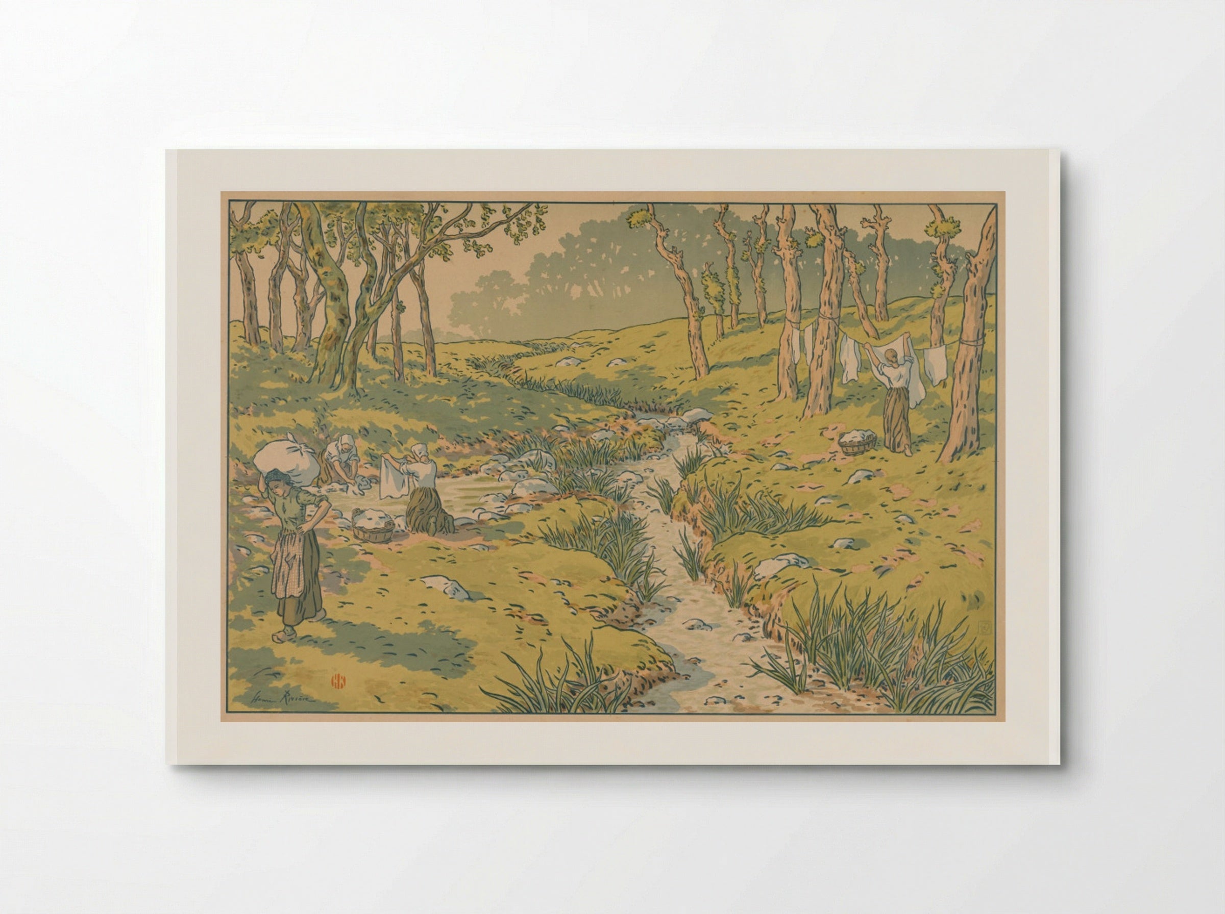 Aspects of Nature: The Stream - Henri Rivière - Poster