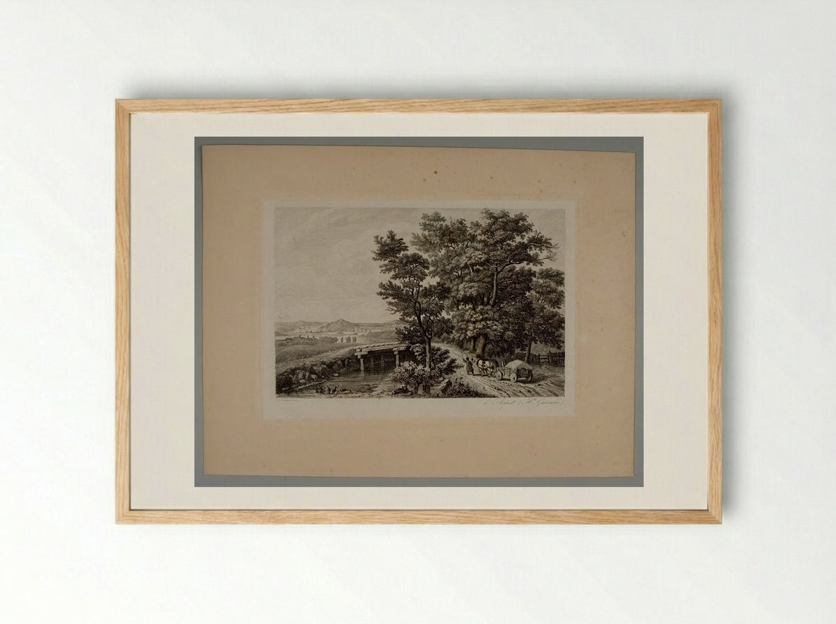 Aspet (Haute-Garonne) - Pennautier - Framed Print Wood