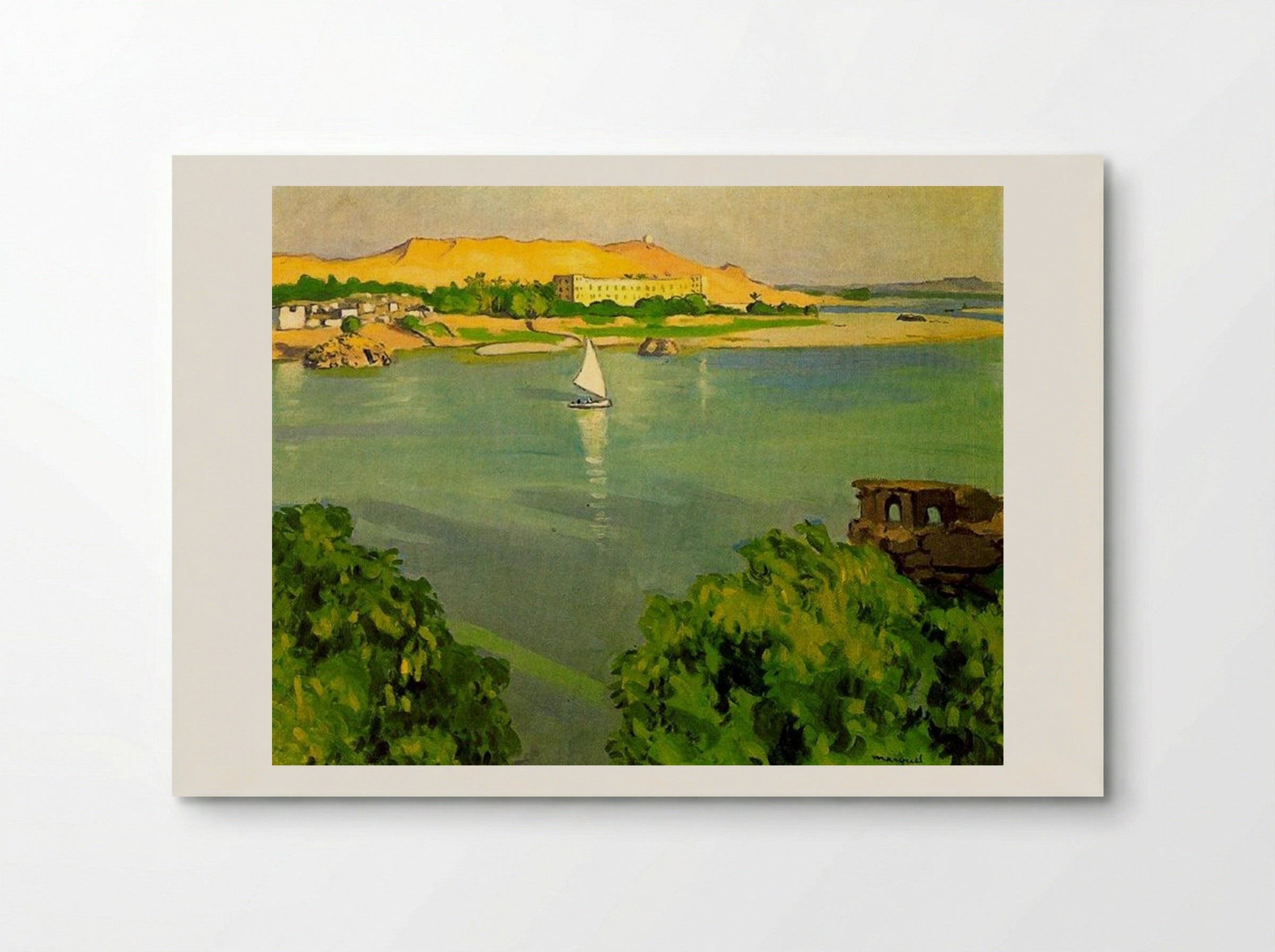Assouan, Morning - Albert Marquet - Poster