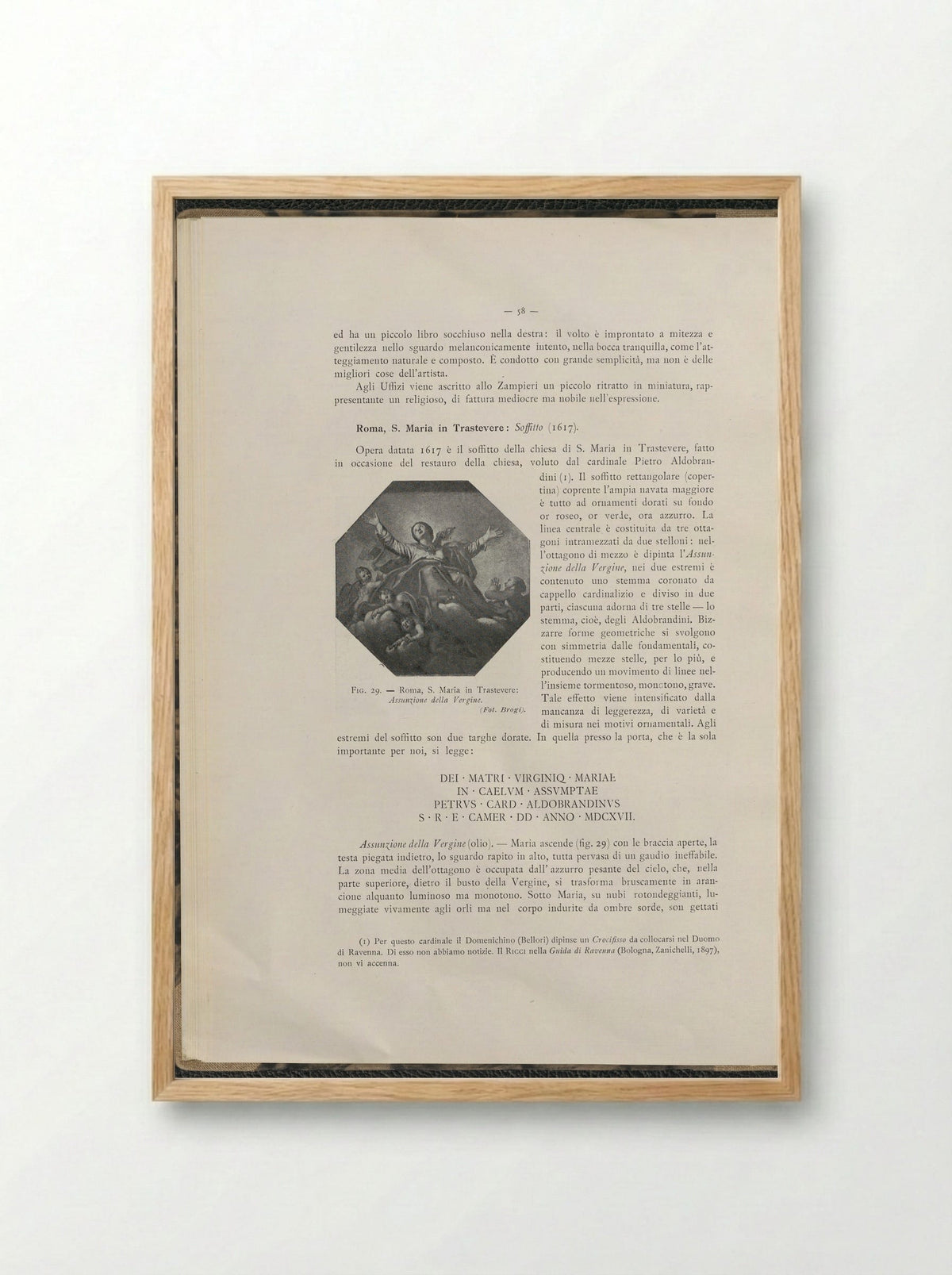 Assumption of the Virgin - Domenichino (Domenico Zampieri) - Framed Print Wood