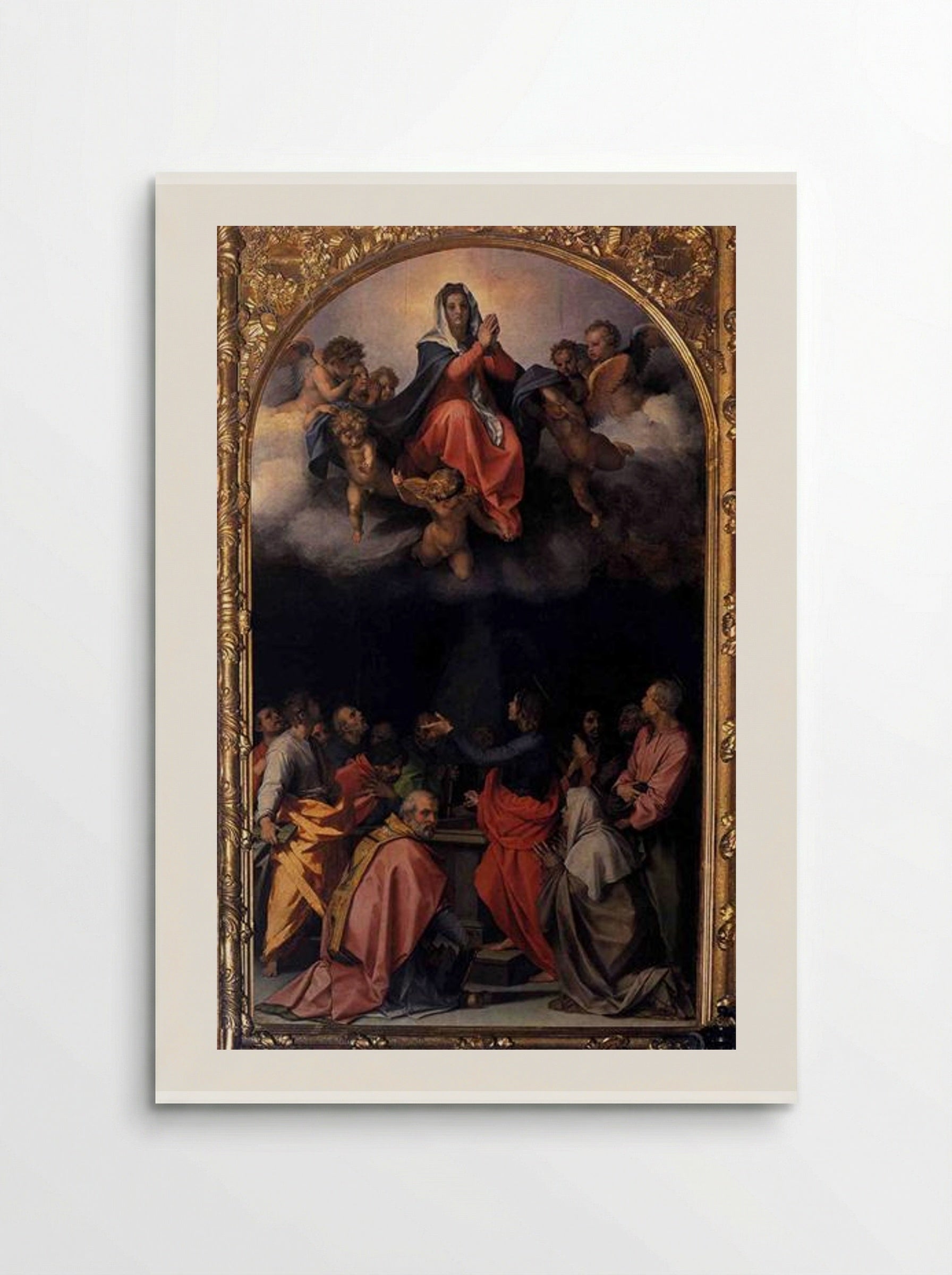 Assumption of the Virgin - Andrea del Sarto - Poster