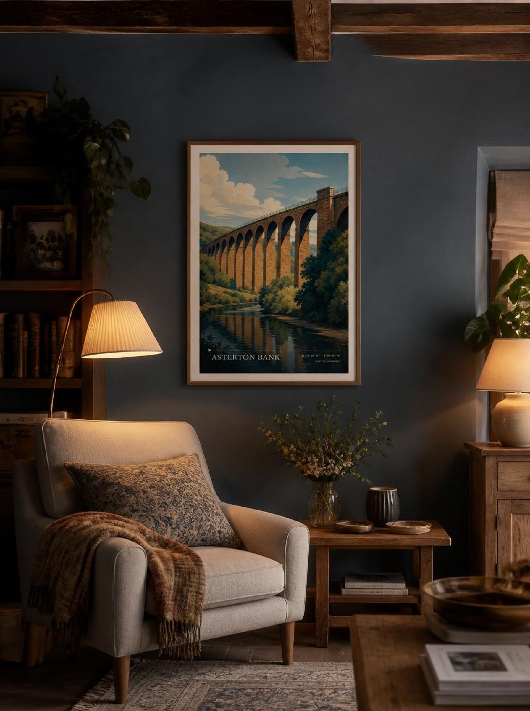 Asterton Bank United Kingdom Travel Poster - Lifestyle