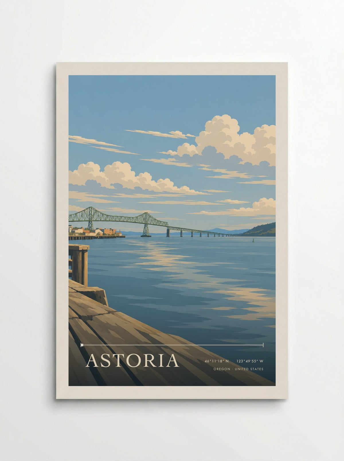 Astoria, Oregon | Travel Poster - Poster