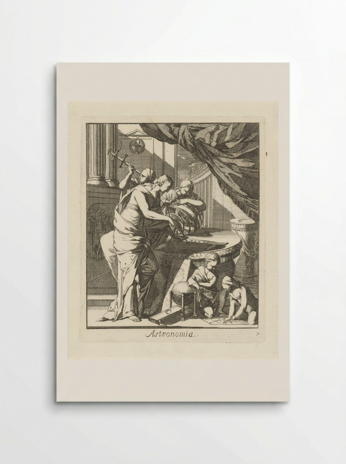 Astronomia - Caspar Luyken - Poster