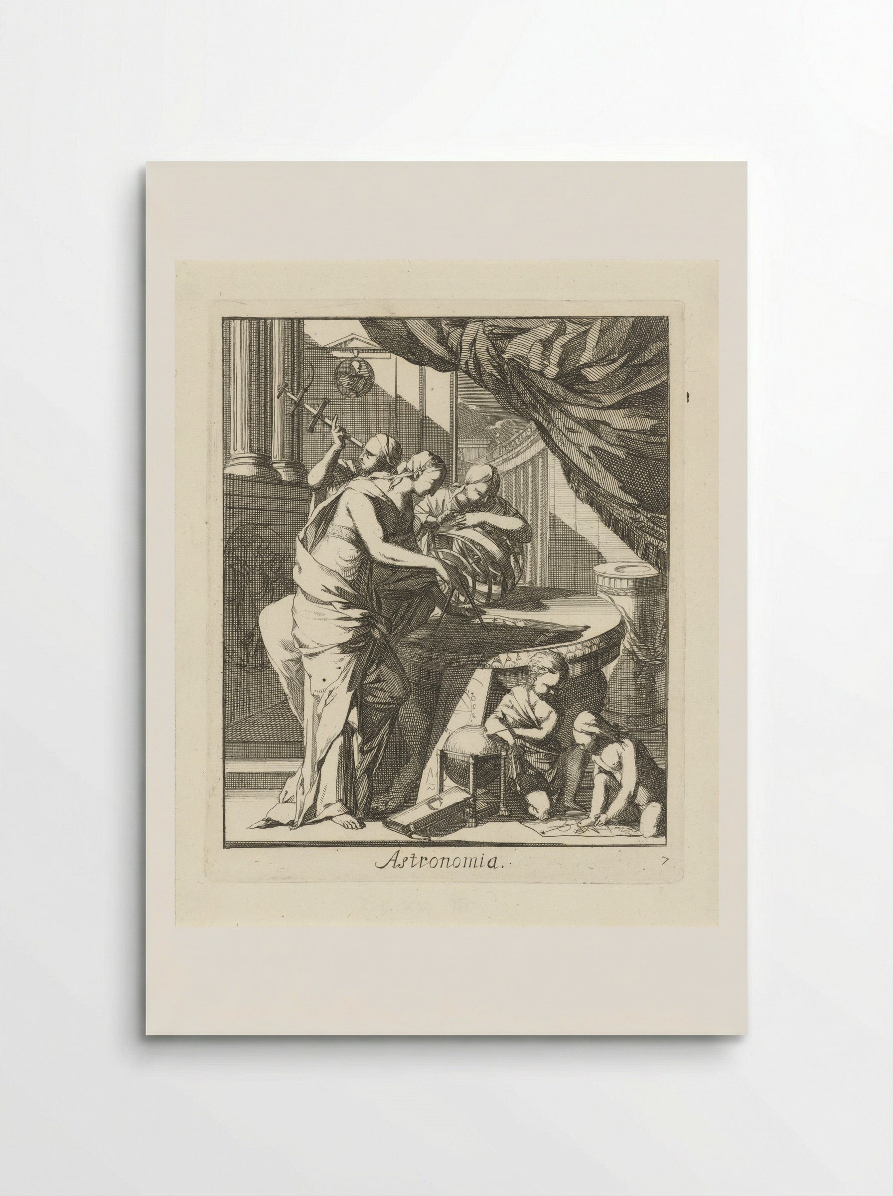 Astronomia - Caspar Luyken - Poster
