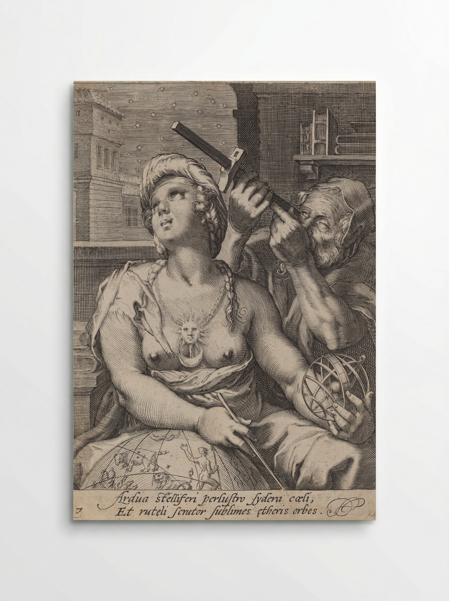 Astronomy - Cornelis Jacobsz. Drebbel - Poster