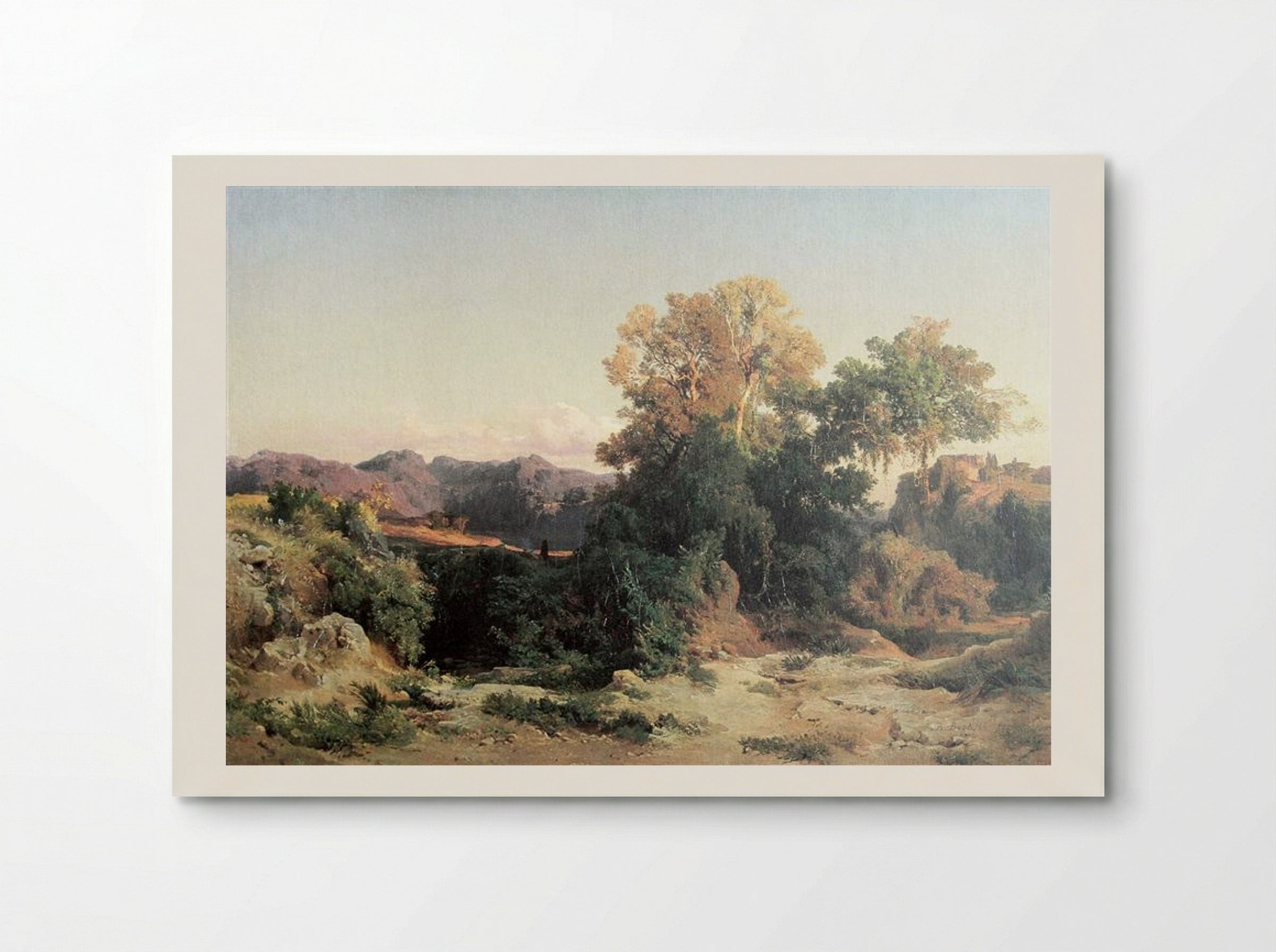 At Alban Hills - Arnold Böcklin - Poster