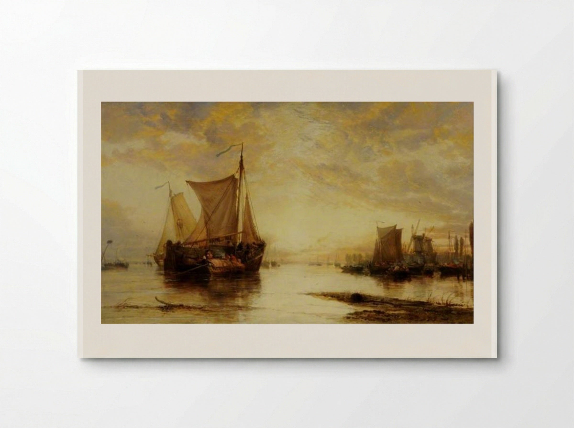 At Dordrecht, Holland - James Webb - Poster