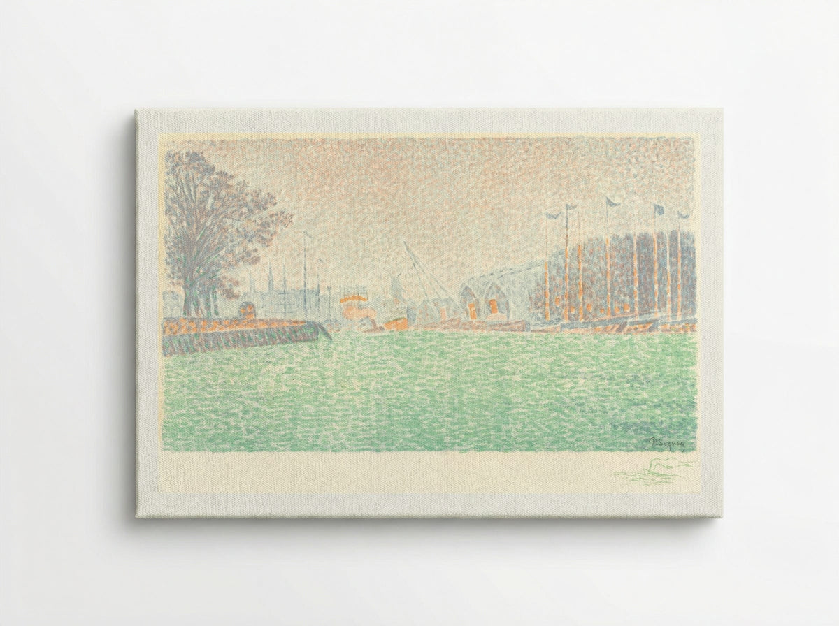 At Flushing (A Flessingue) - Paul Signac - Canvas