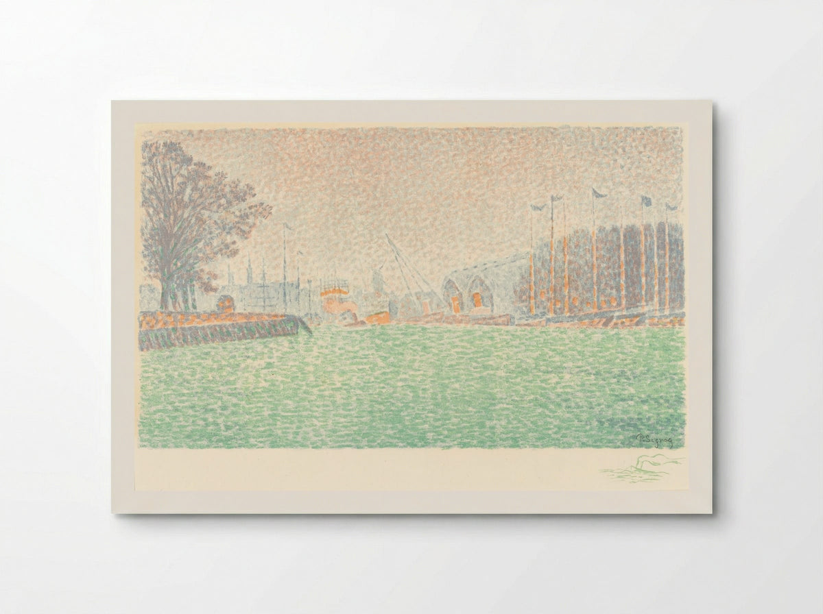 At Flushing (A Flessingue) - Paul Signac - Poster