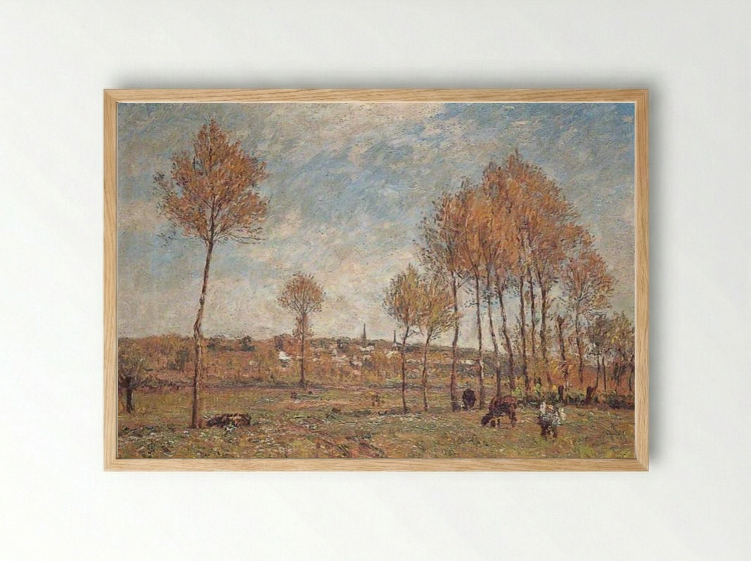 At Montreuil, France - James Charles - Framed Print Wood
