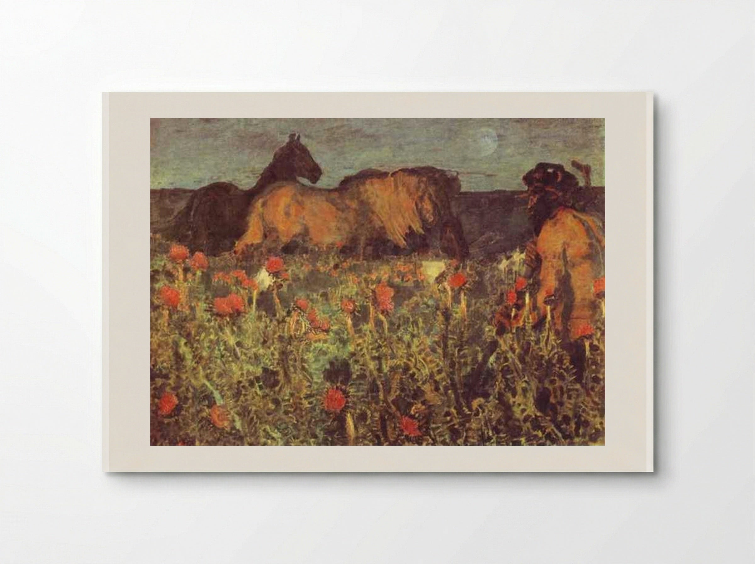 At Nightfall - Mikhail Vrubel - Poster
