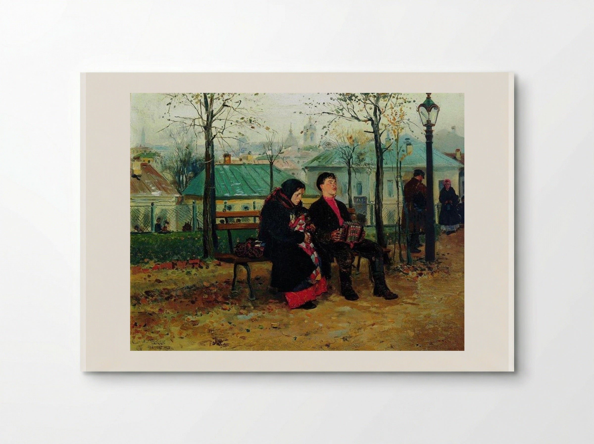 At the Boulevard - Vladimir Makovsky - Poster