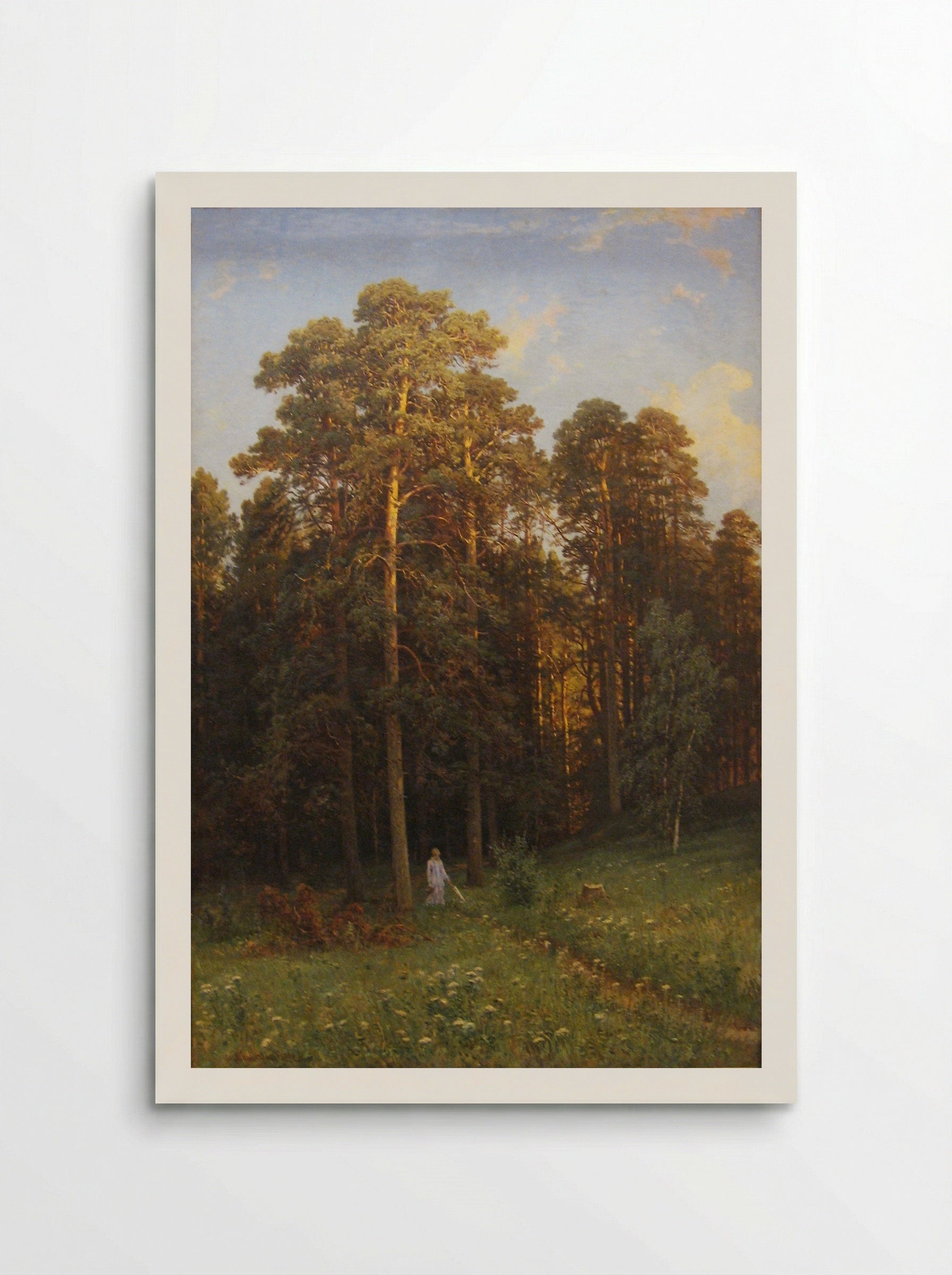 At the Edge of a Pine Forest - Ivan Shishkin - Poster