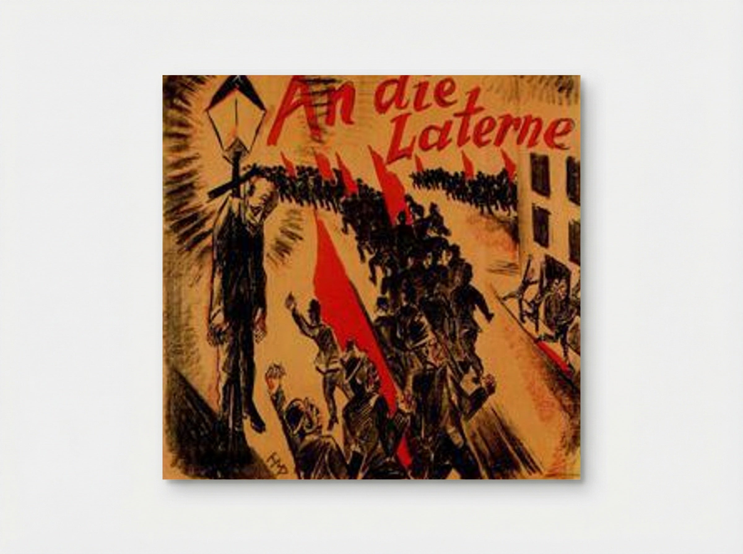 At the Lantern - Max Pechstein - Poster